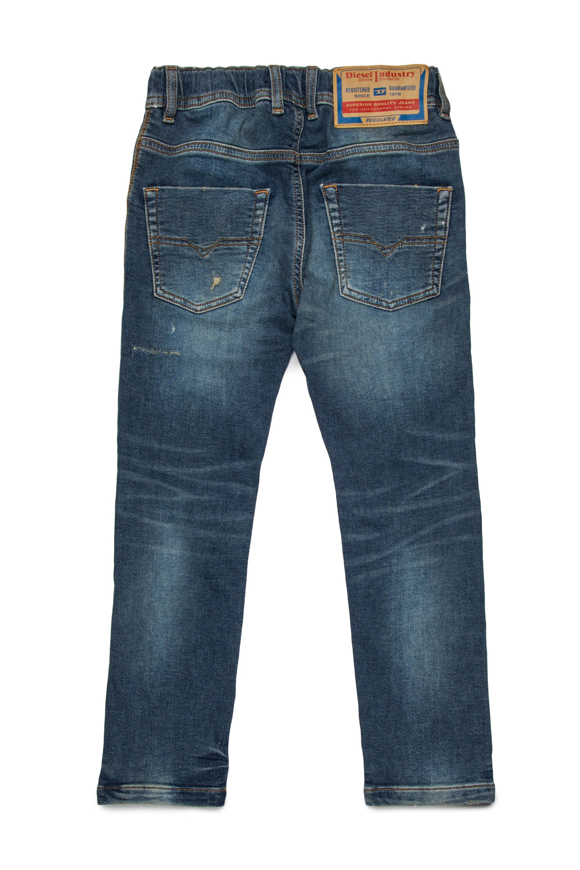 JoggJeans® regular azul oscuro con rotos - Krooley