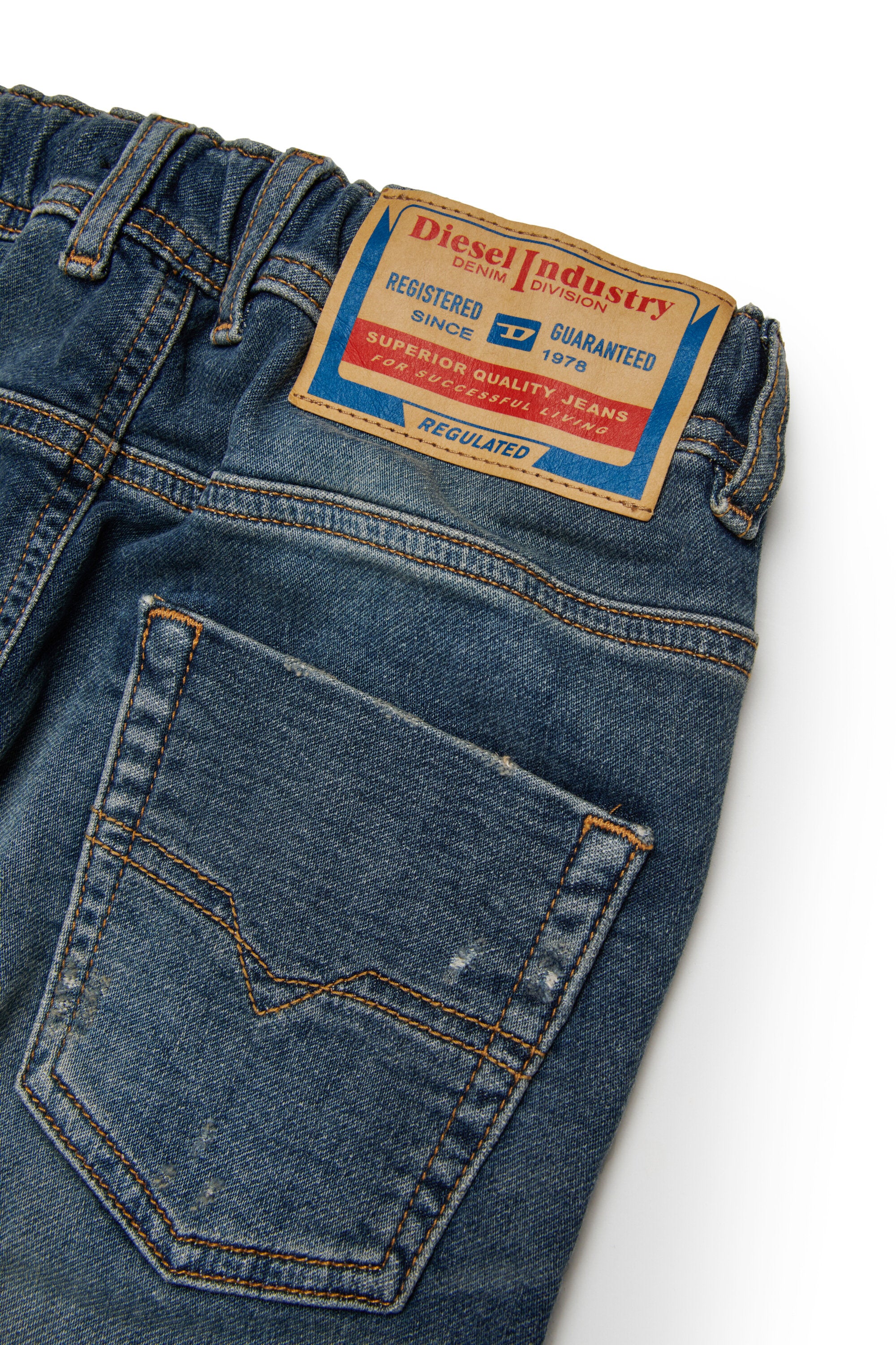 JoggJeans® regular azul oscuro con rotos - Krooley