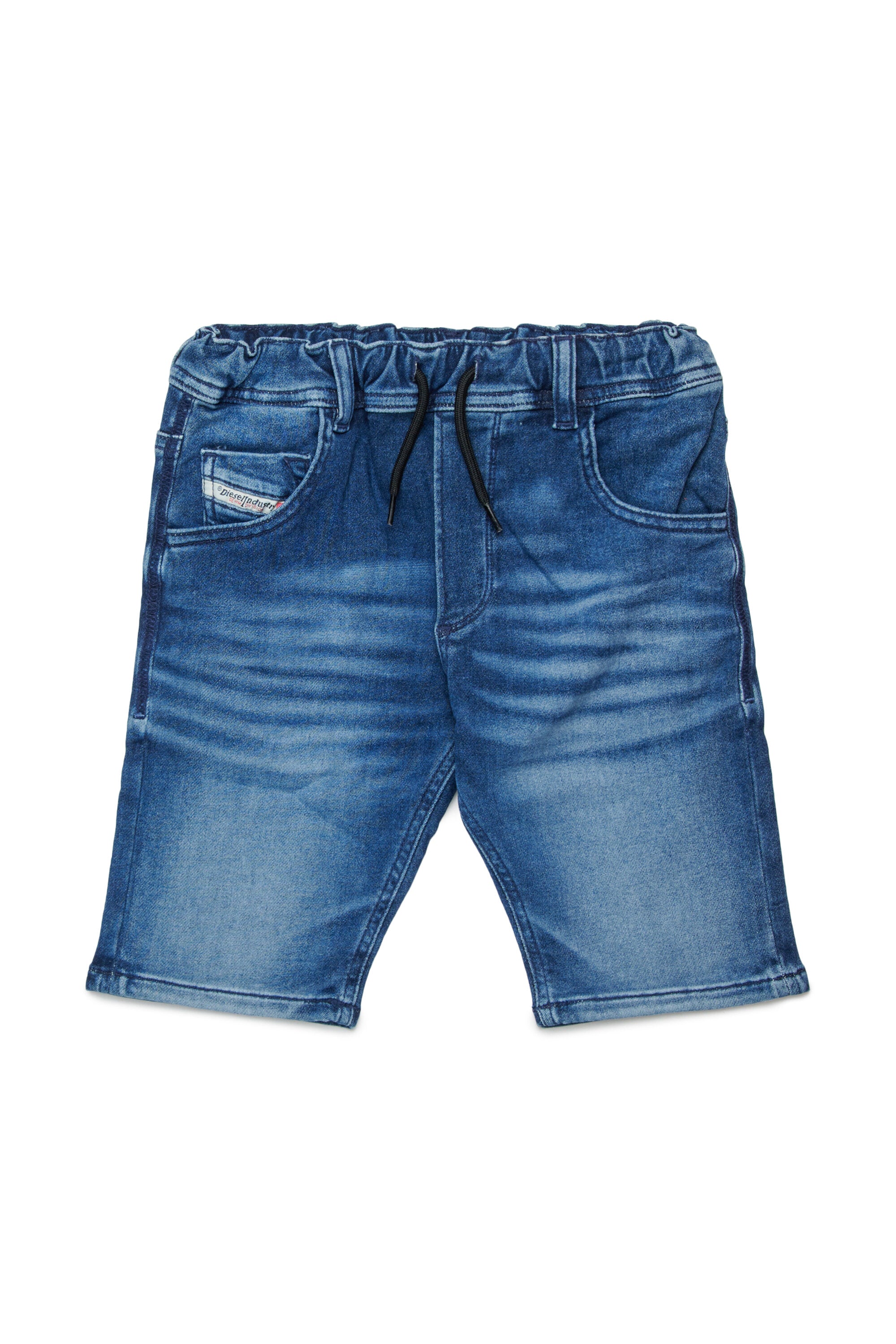 Pantalones cortos JoggJeans® azul oscuro con mallas