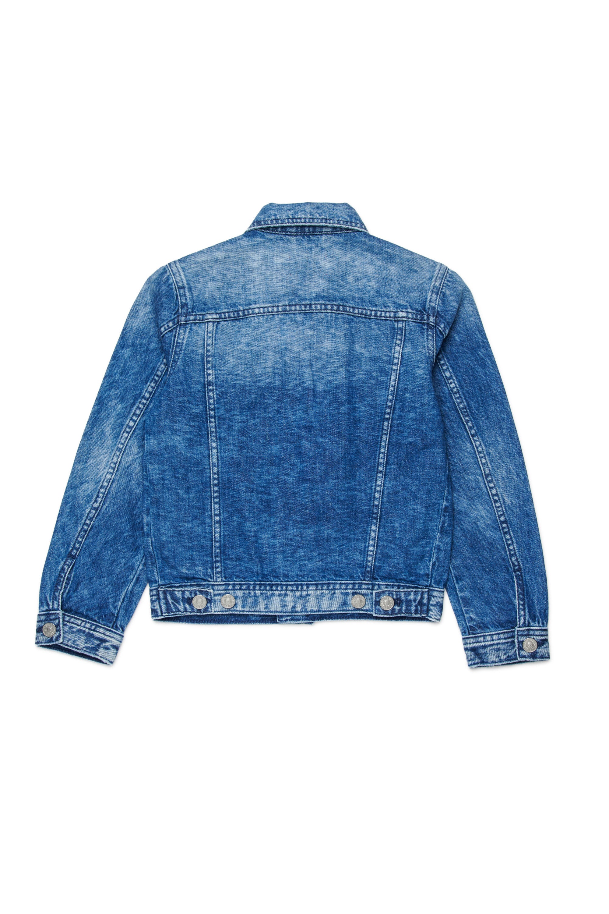 Chaqueta vaquera con logo