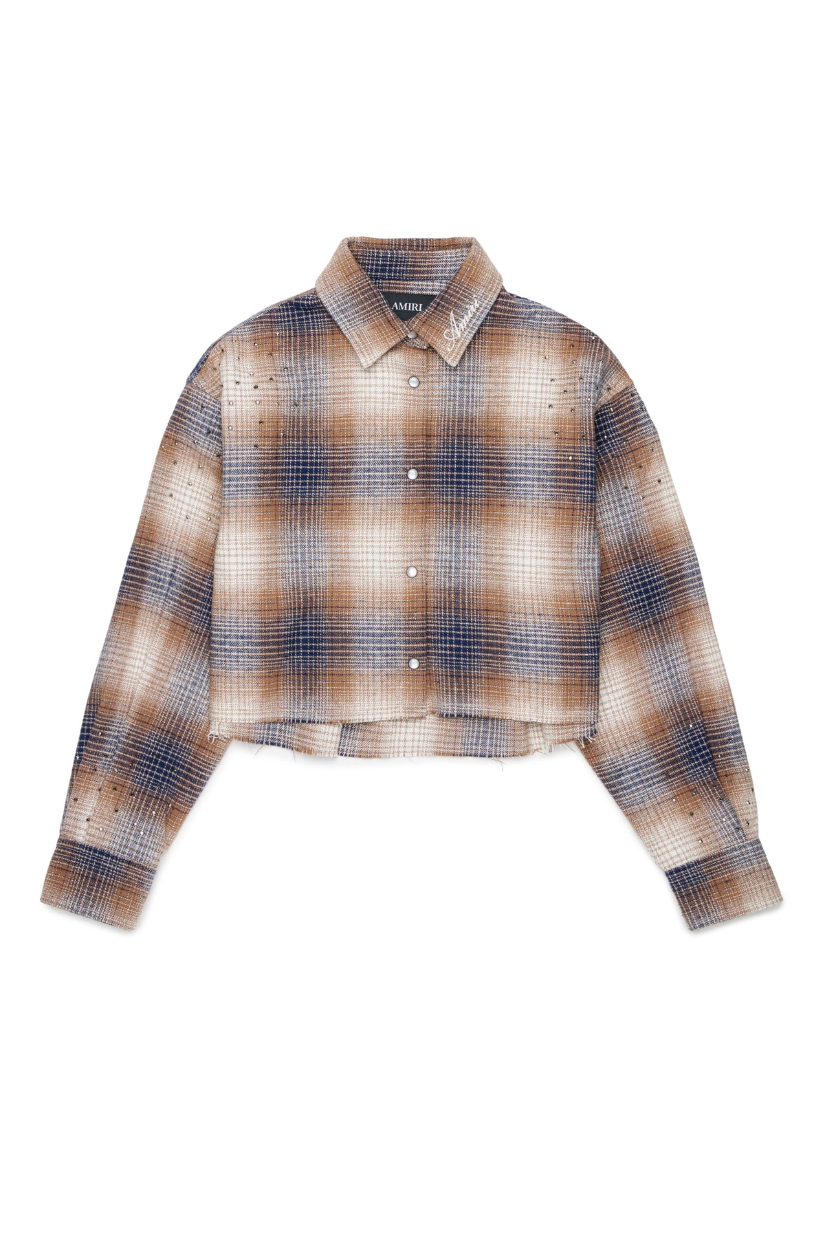 Camisa de cuadros con logo