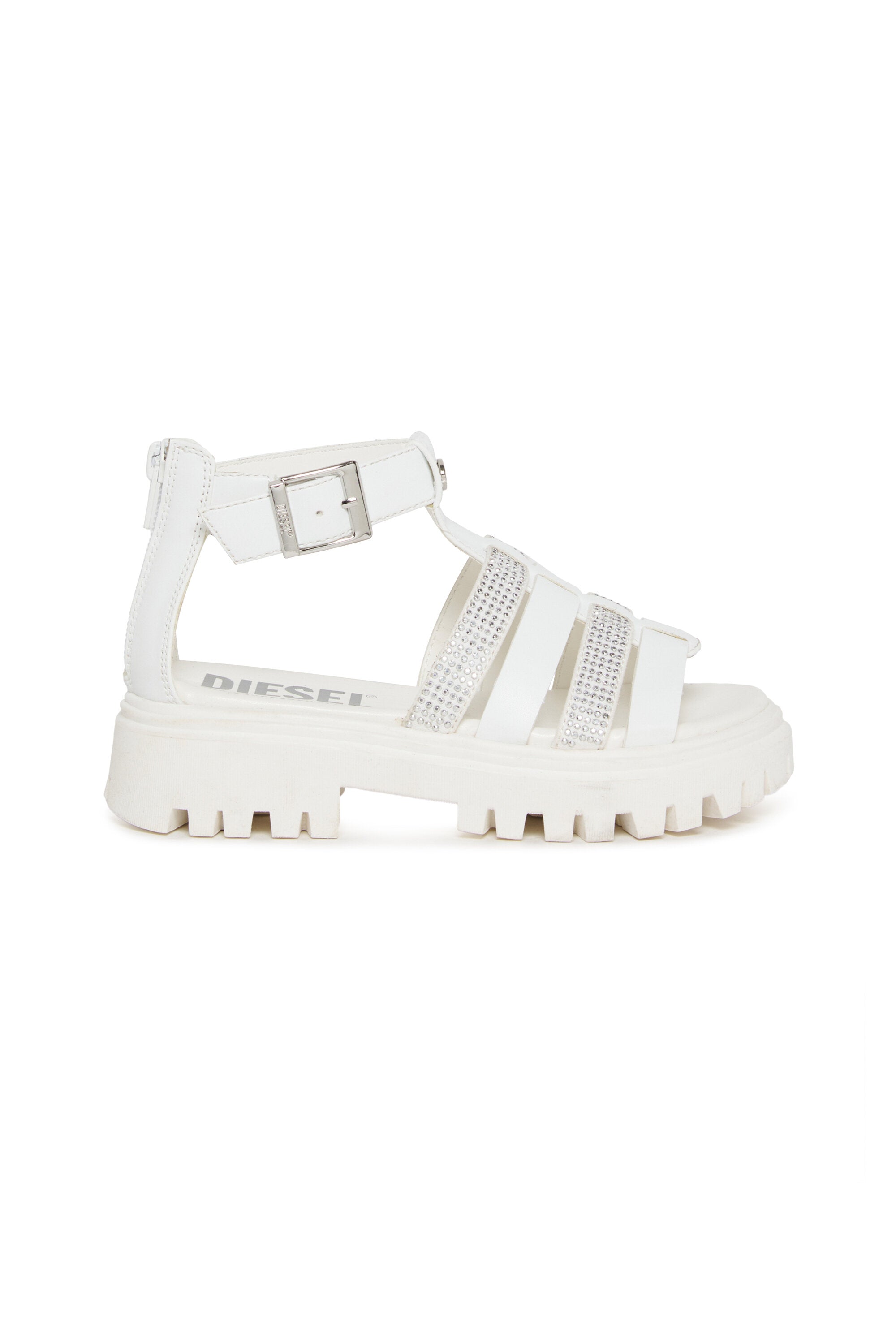 Sandals with logo
