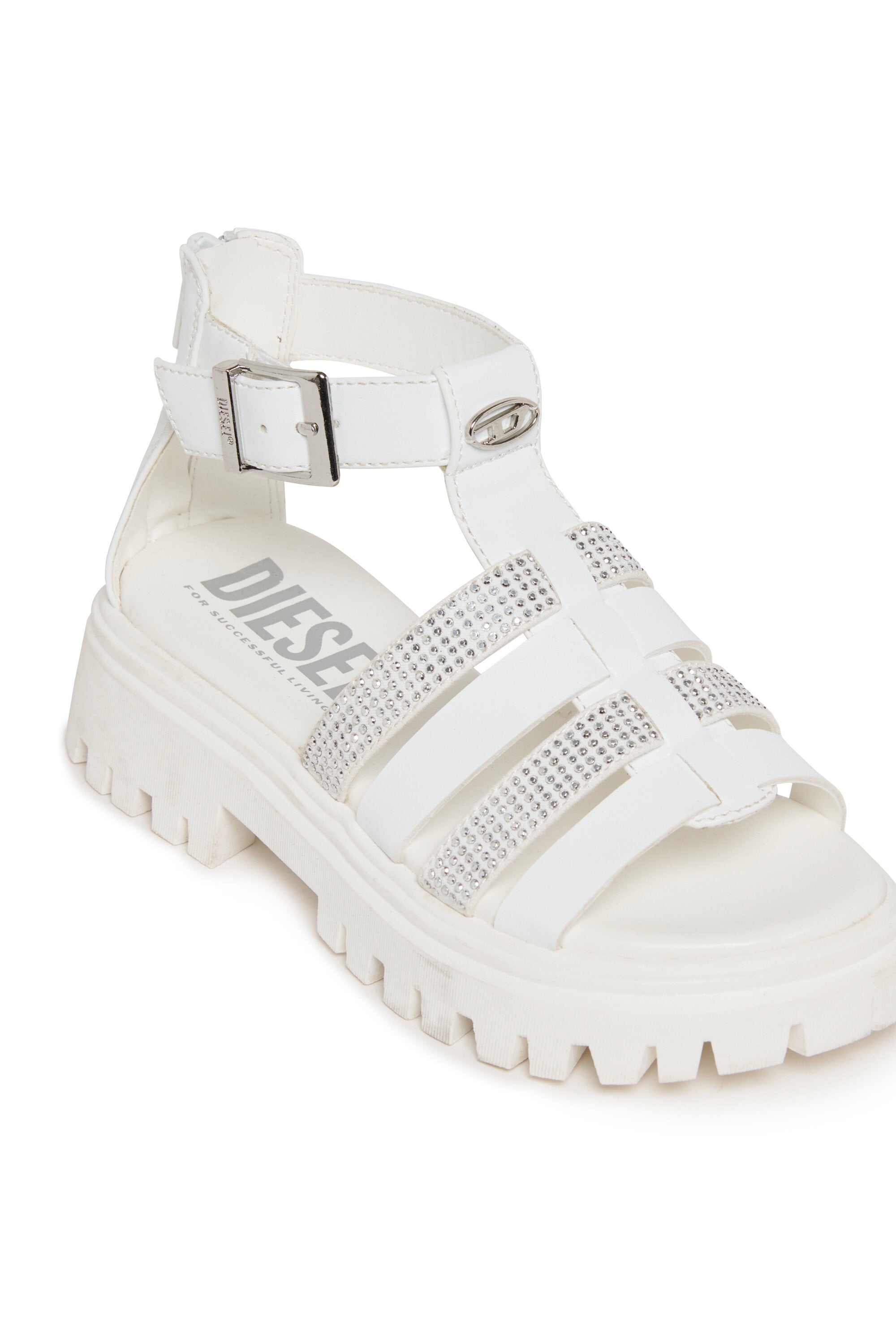 Sandalias con logo