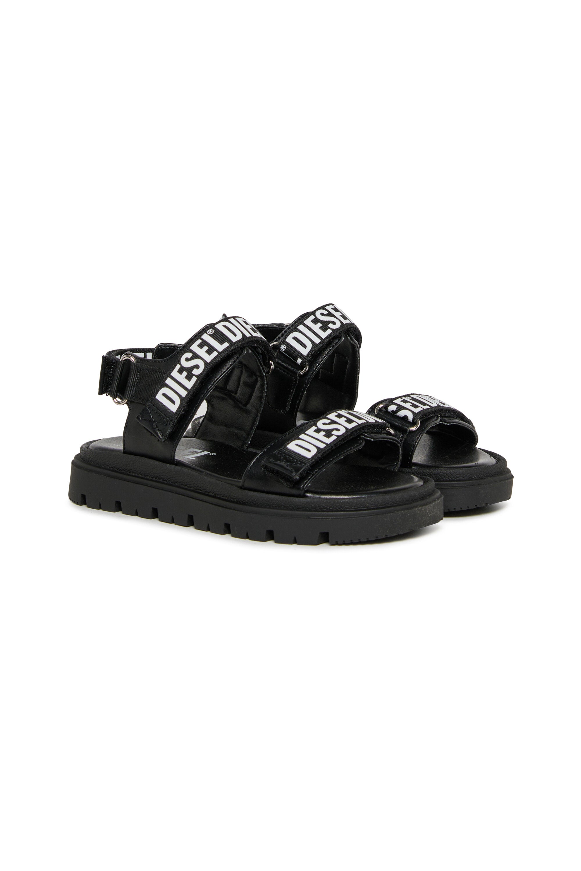 Sandals with logo