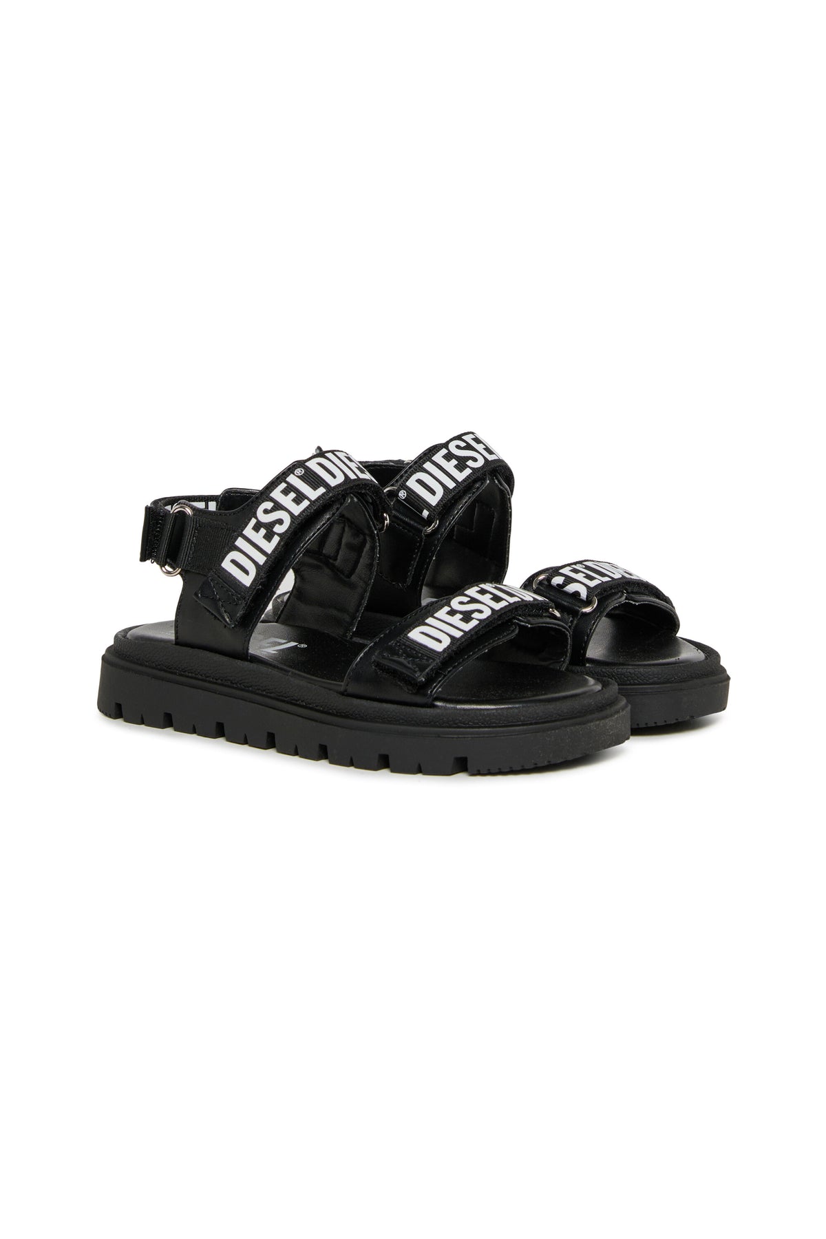 Sandals with logo