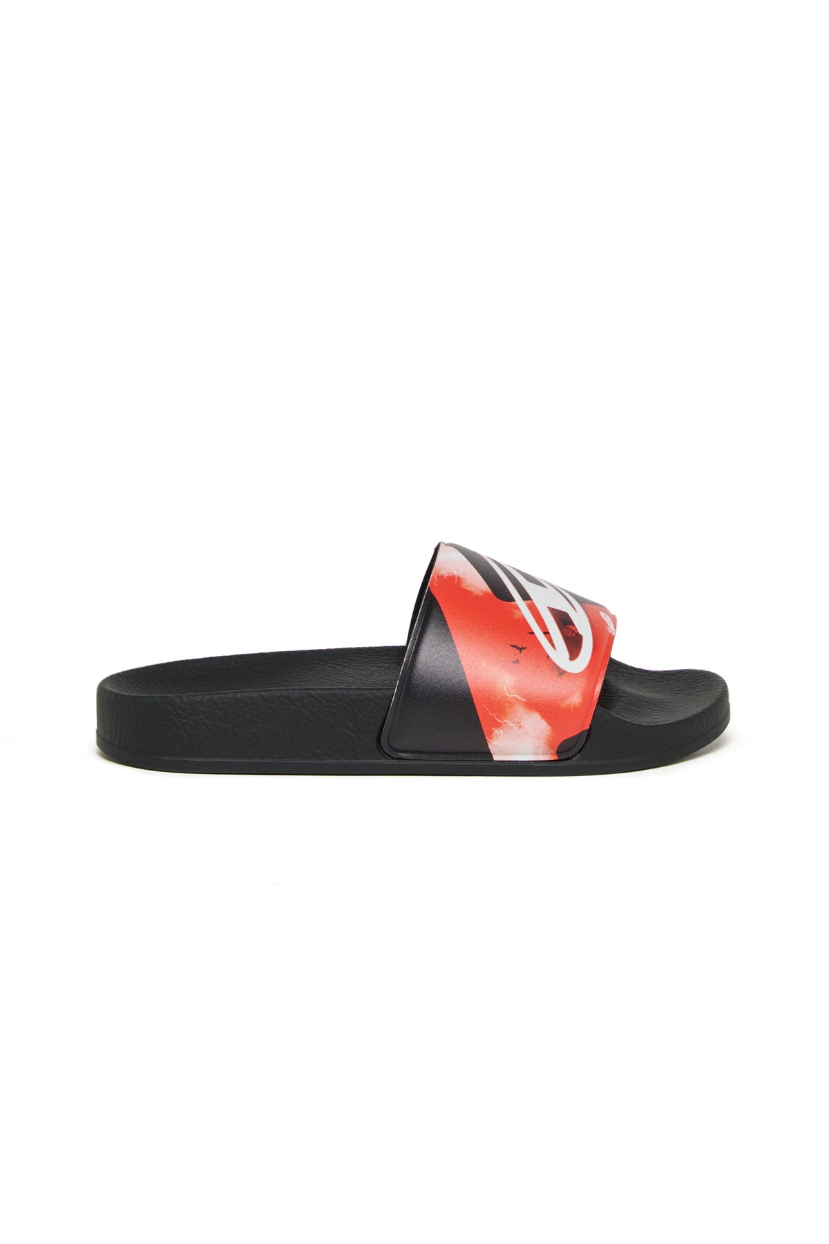 Chanclas tipo slide con logo
