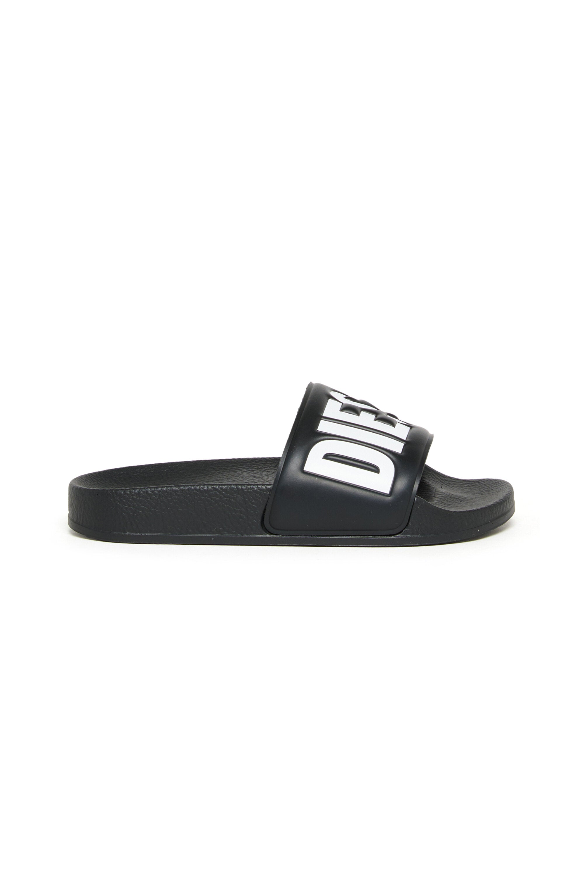 Chanclas tipo slide con logo