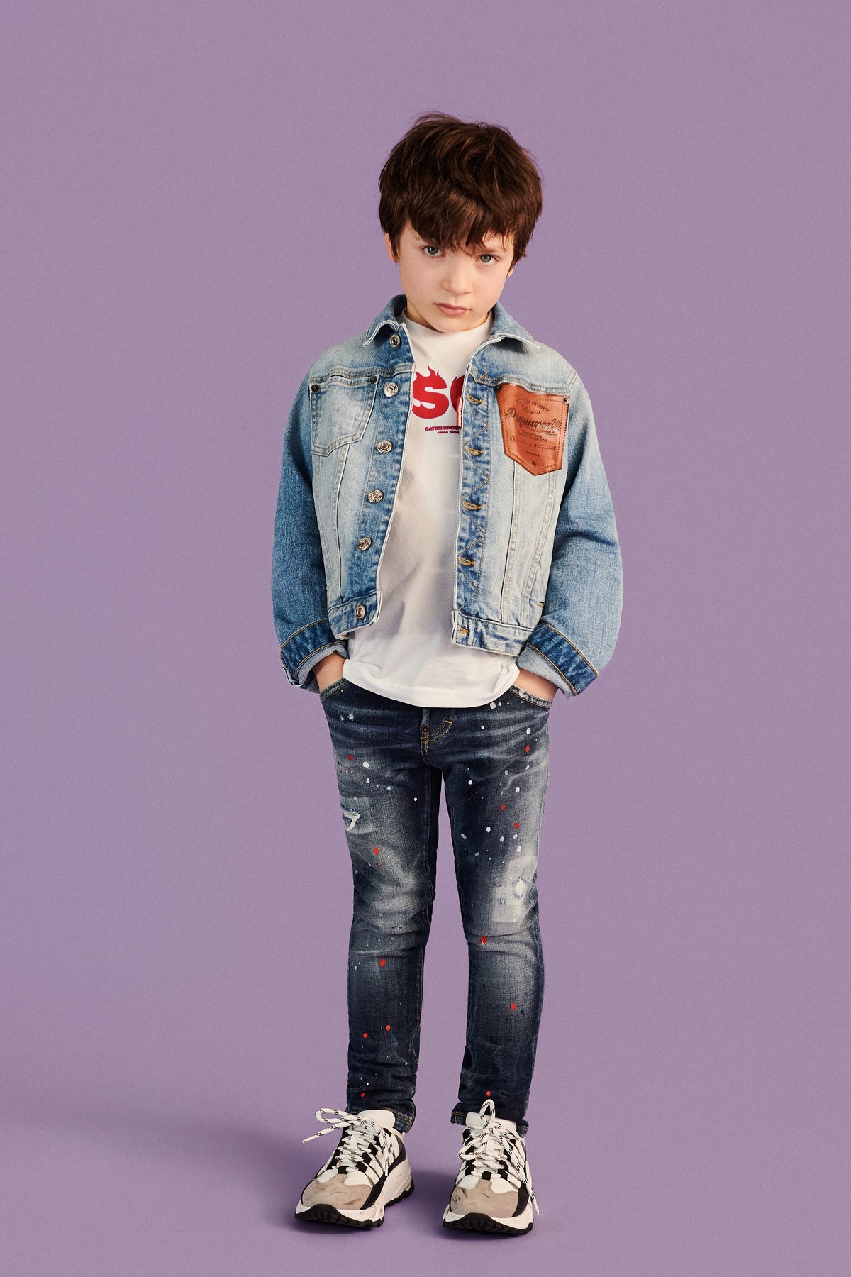 Jeans slim lavado azul medio - Cool Guy