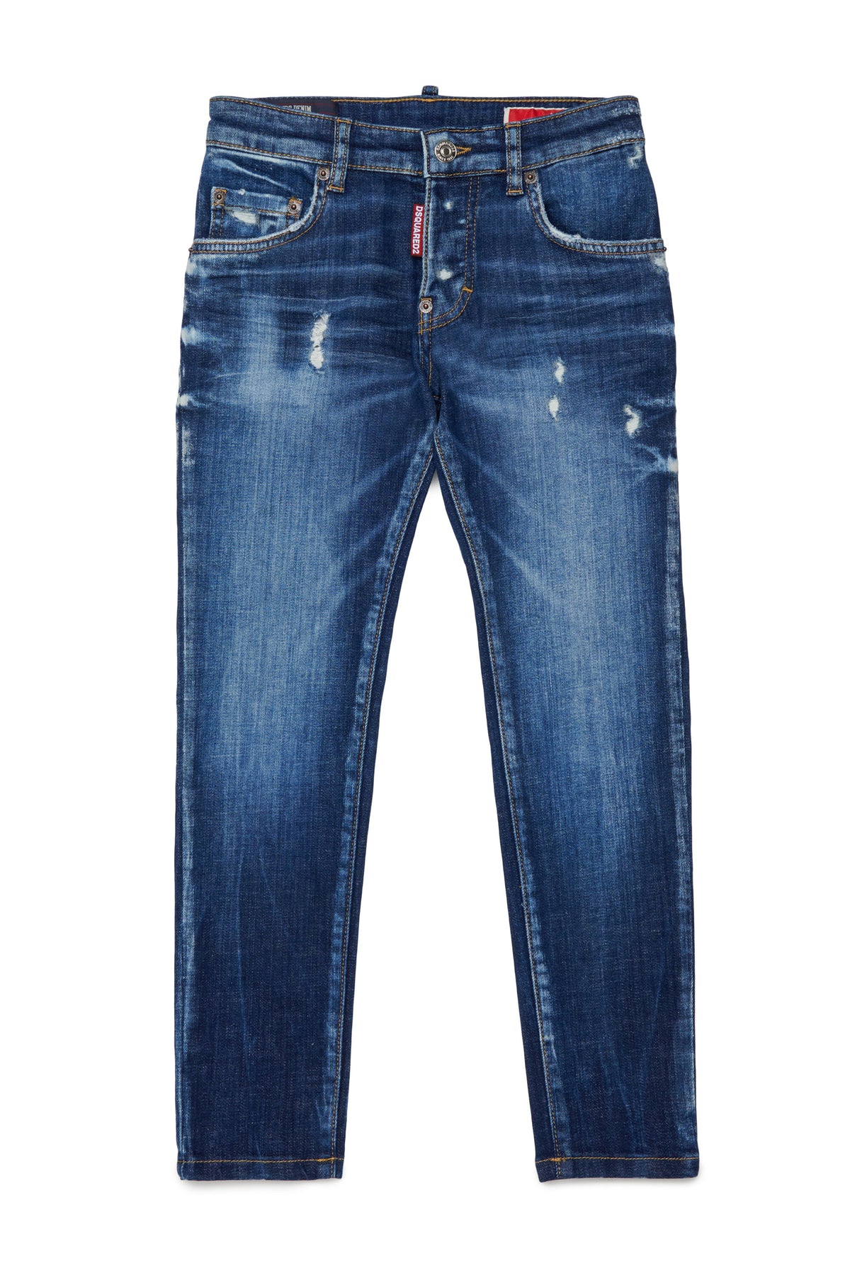Skinny jeans in medium blue wash - Skater