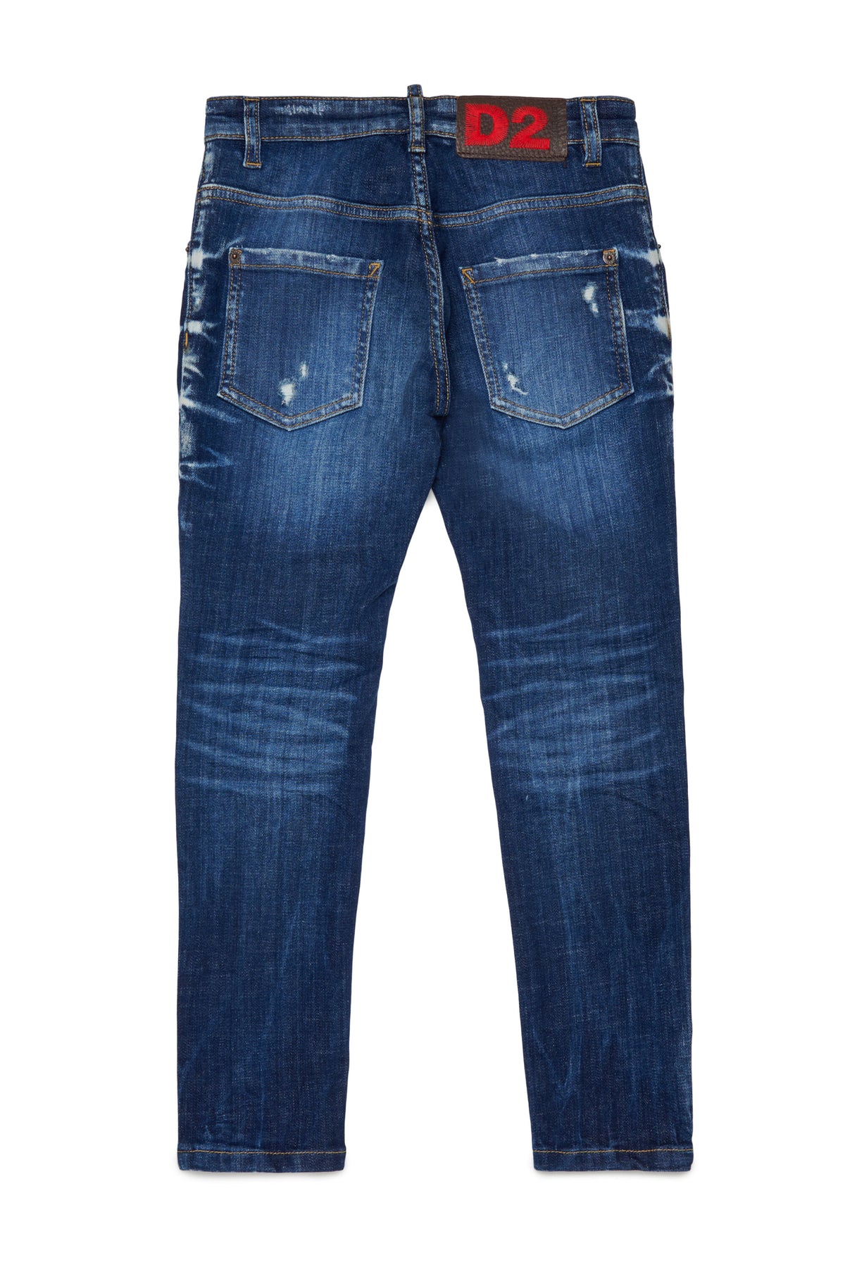 Skinny jeans in medium blue wash - Skater