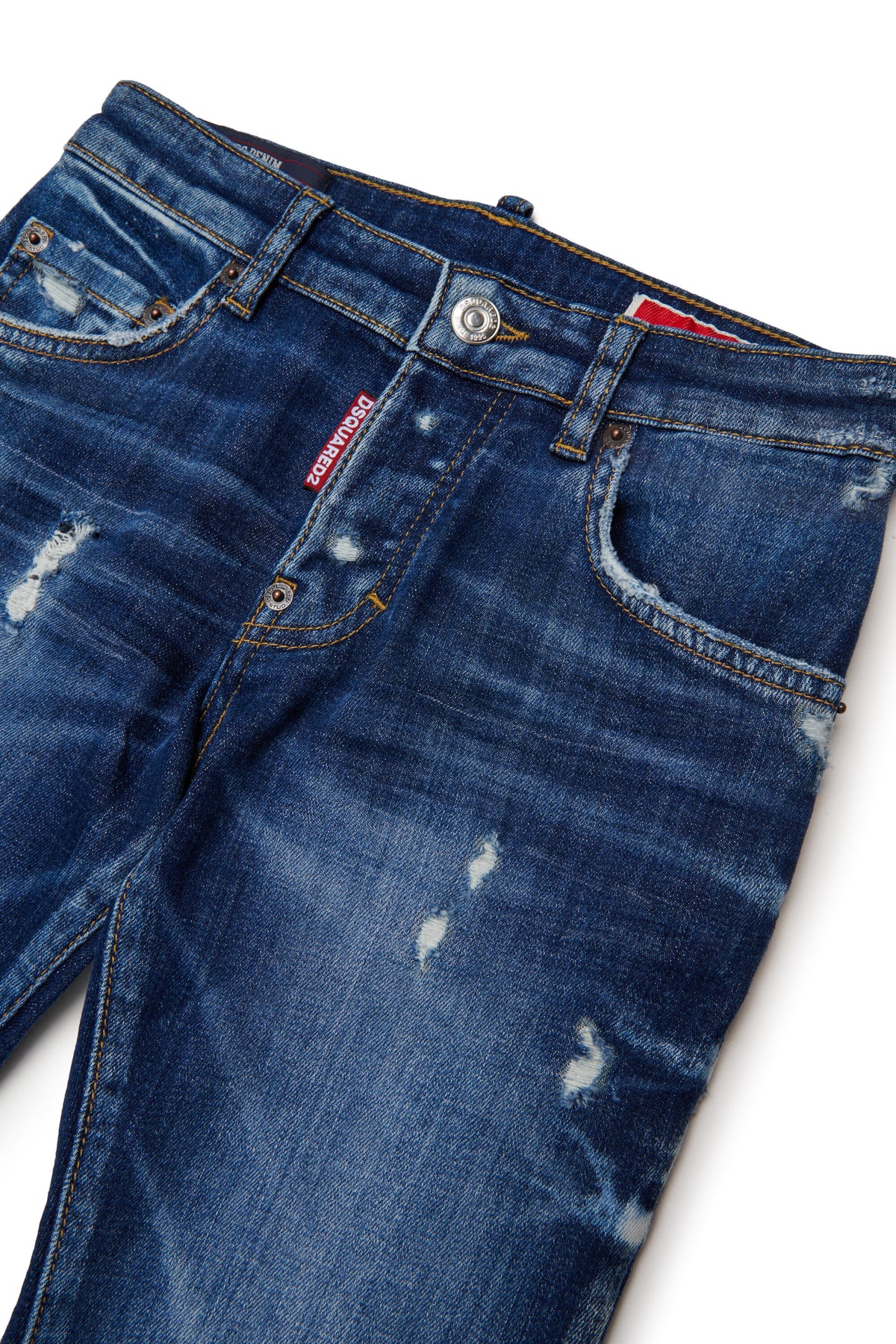 Skinny jeans in medium blue wash - Skater