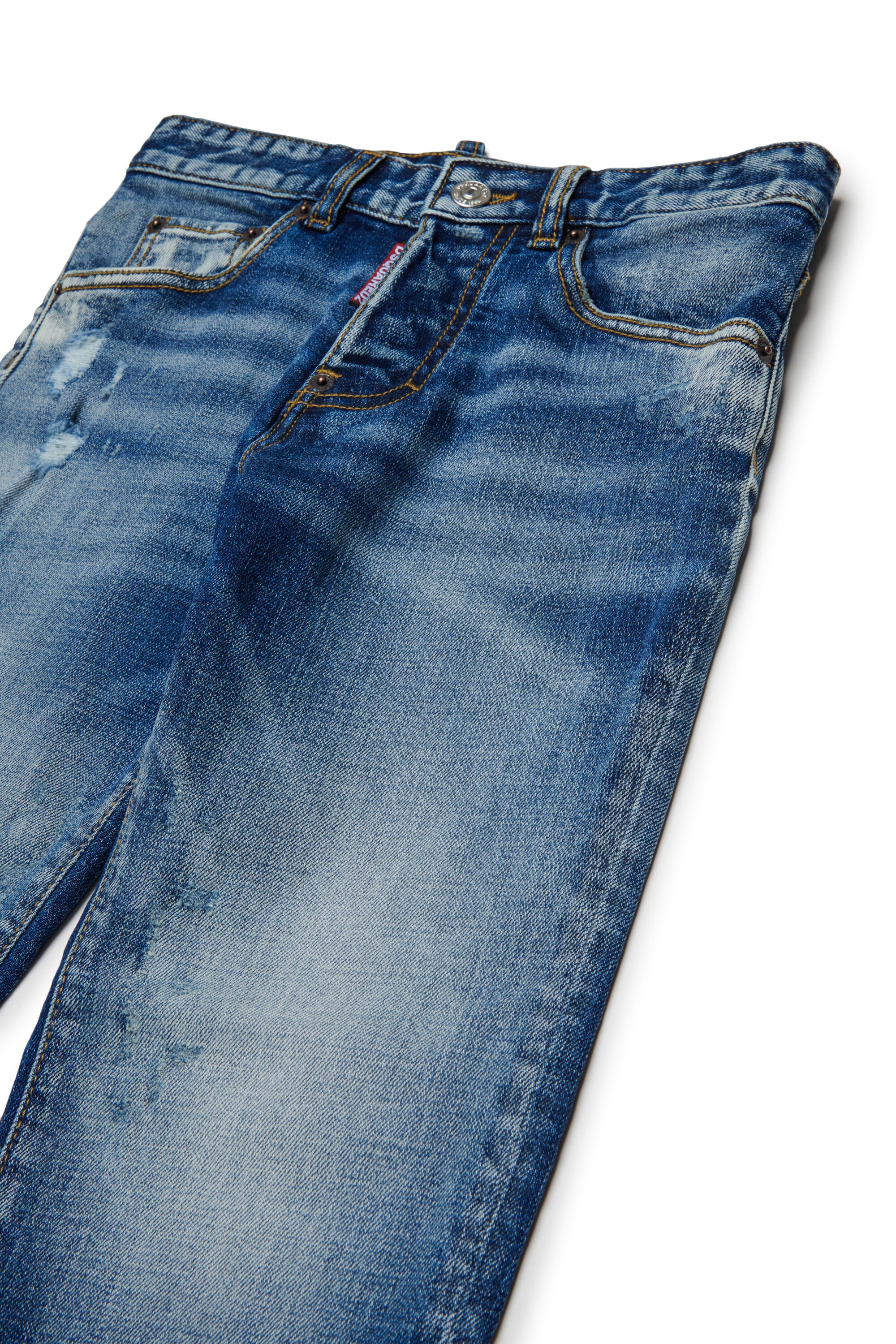 Jeans rectos azul claro con bajo regular - Stanislav