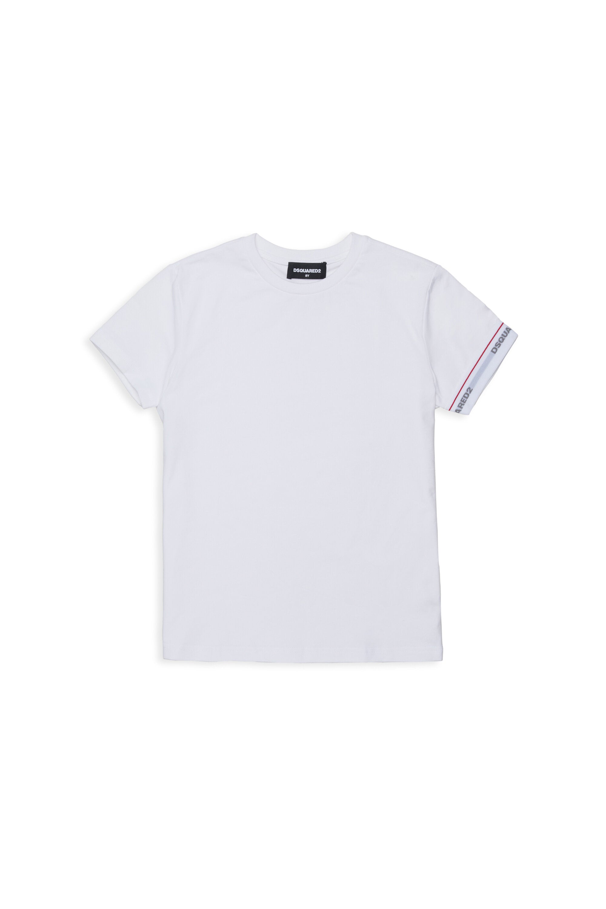 Camiseta con banda elástica y logotipo