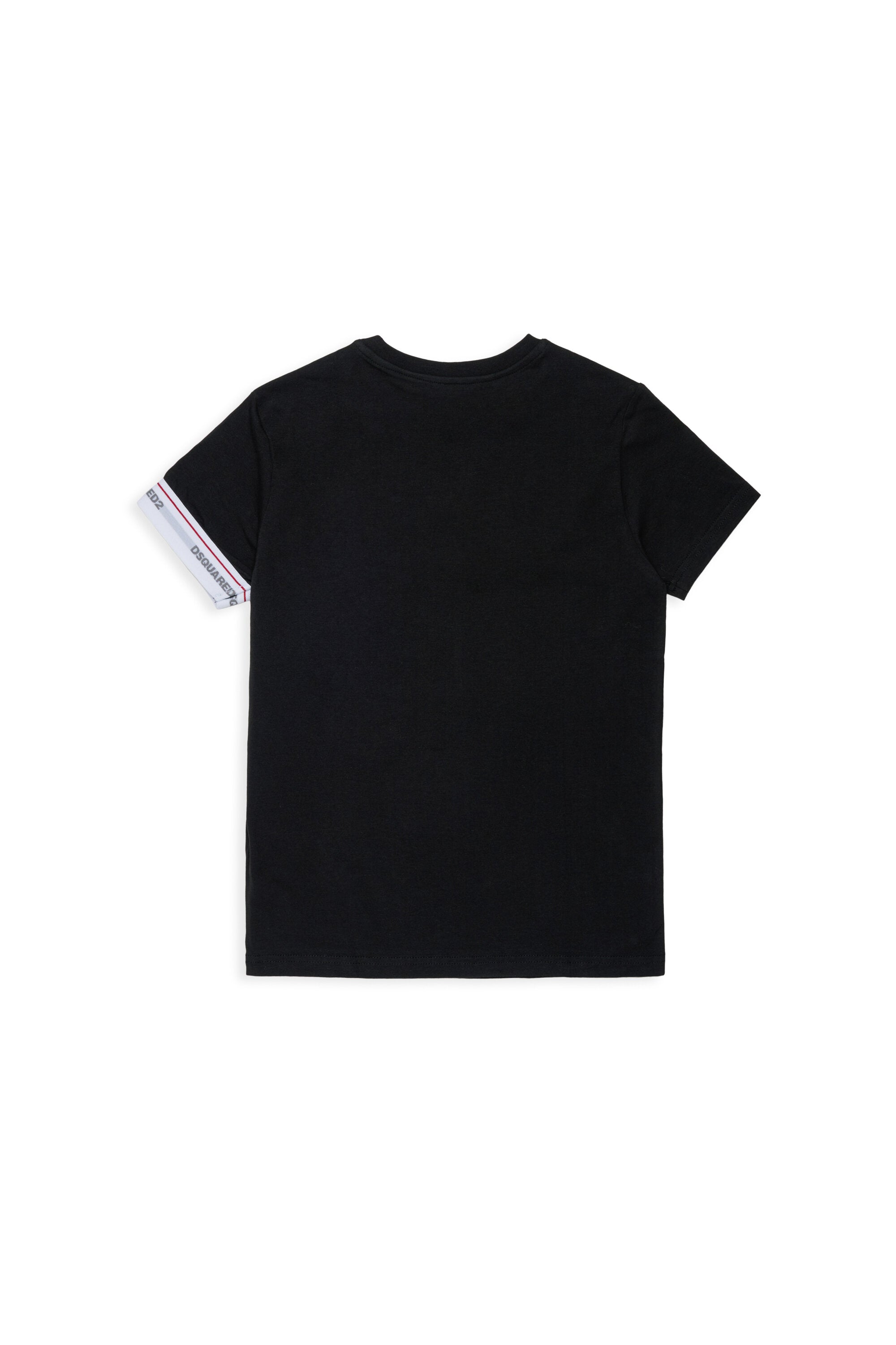 Camiseta con banda elástica y logotipo