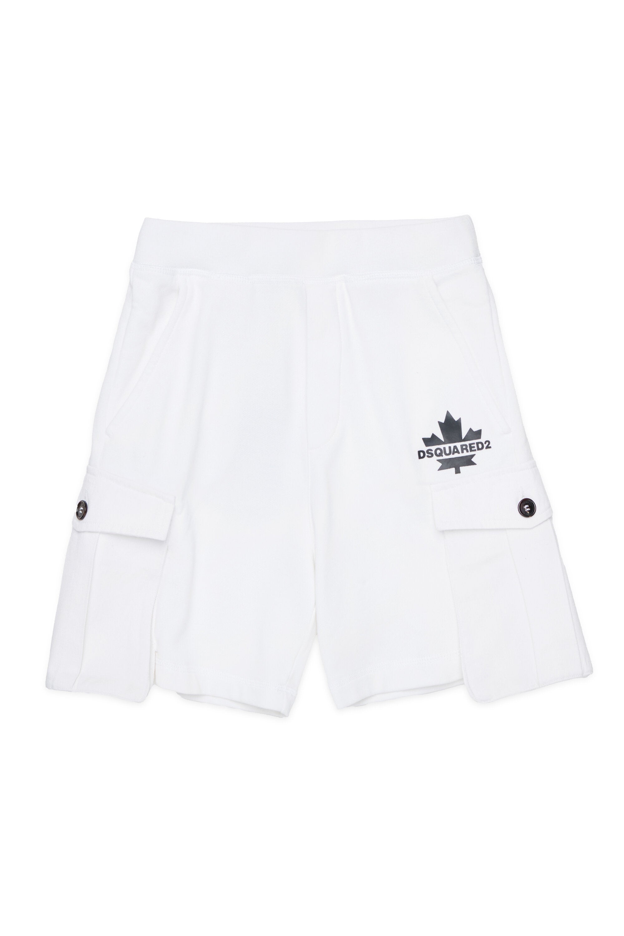 Pantalones cortos de felpa con Maple Leaf