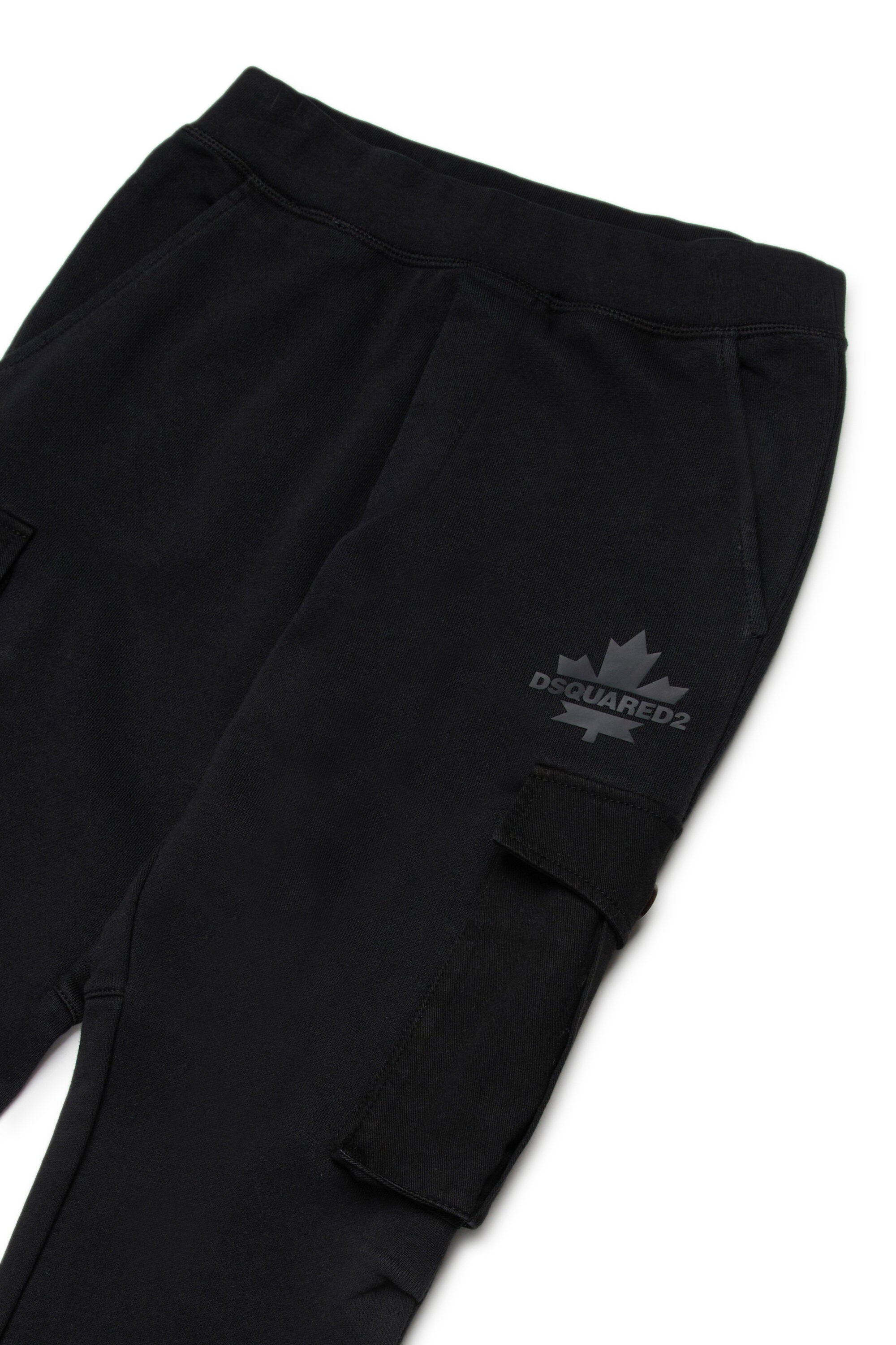 Pantalones cargo de felpa con Maple Leaf