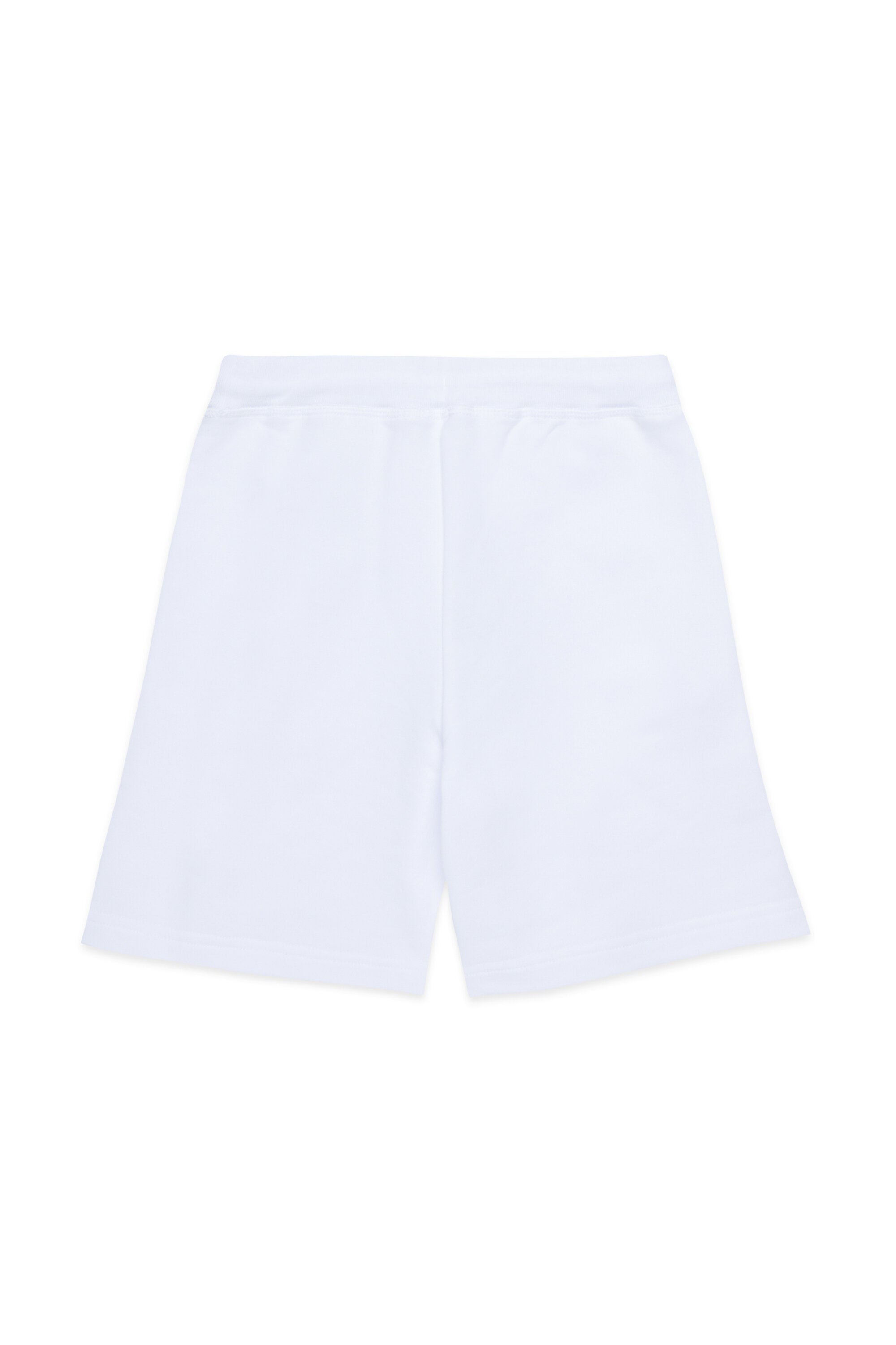 Branded fleece shorts