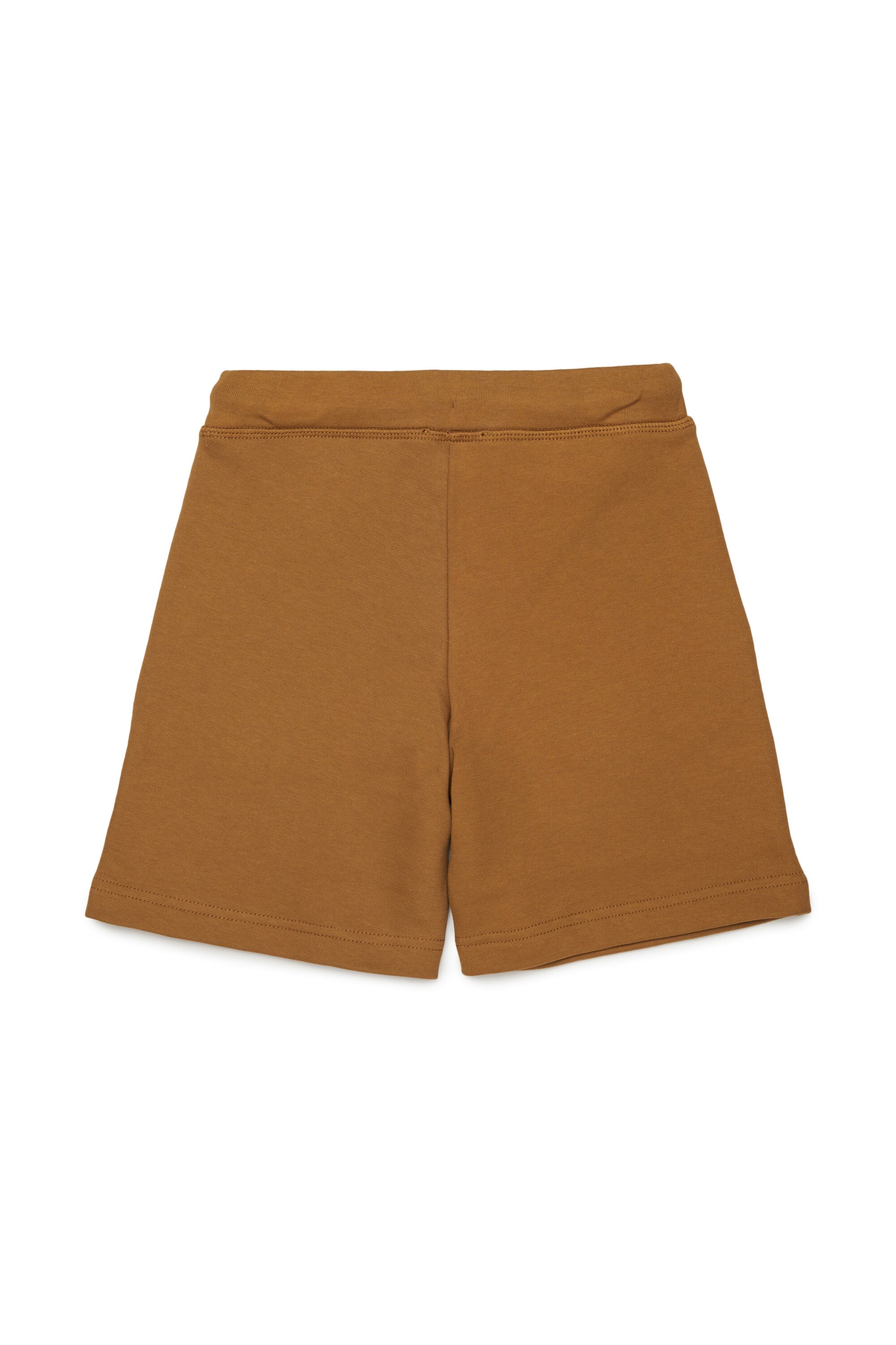Branded fleece shorts