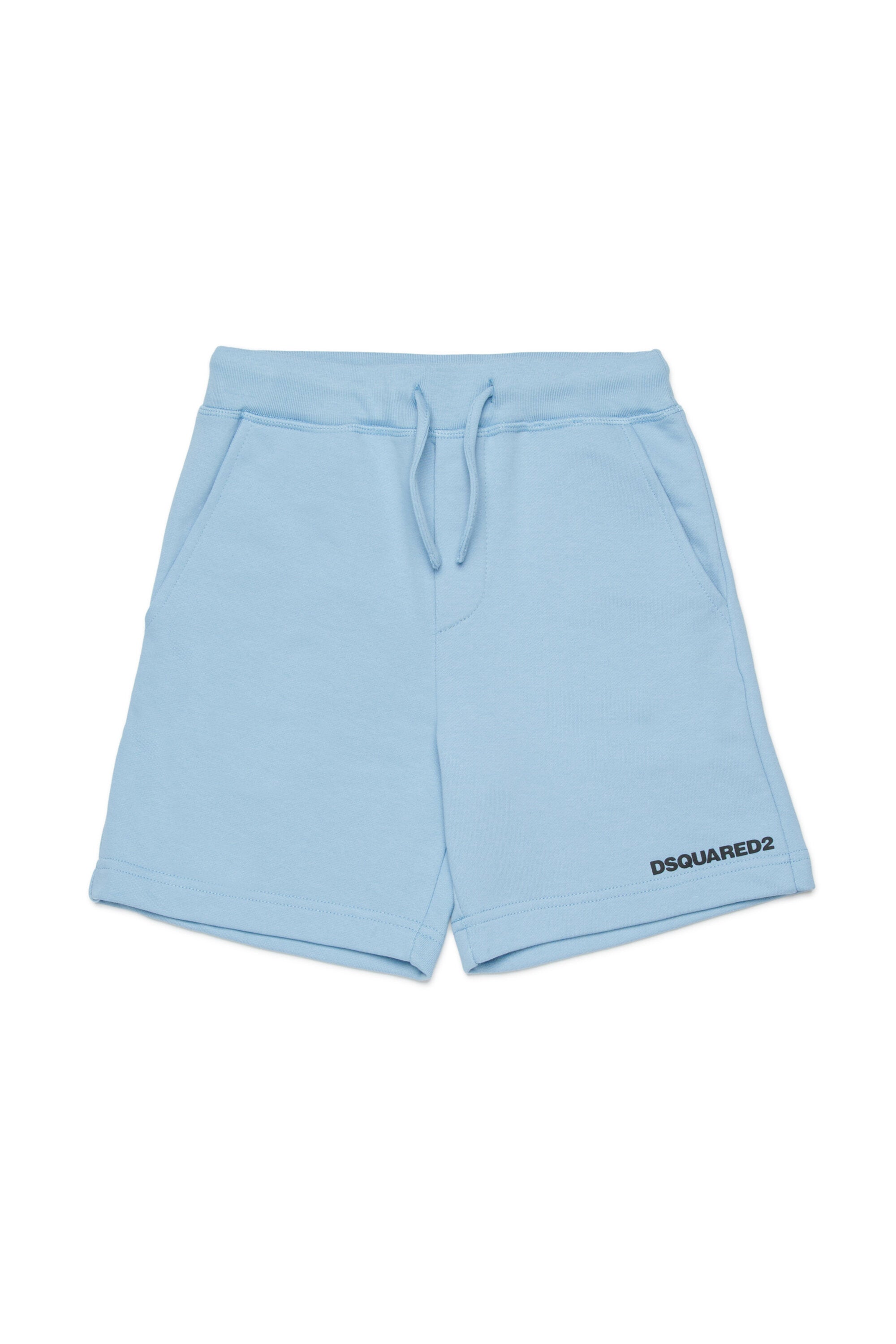 Branded fleece shorts