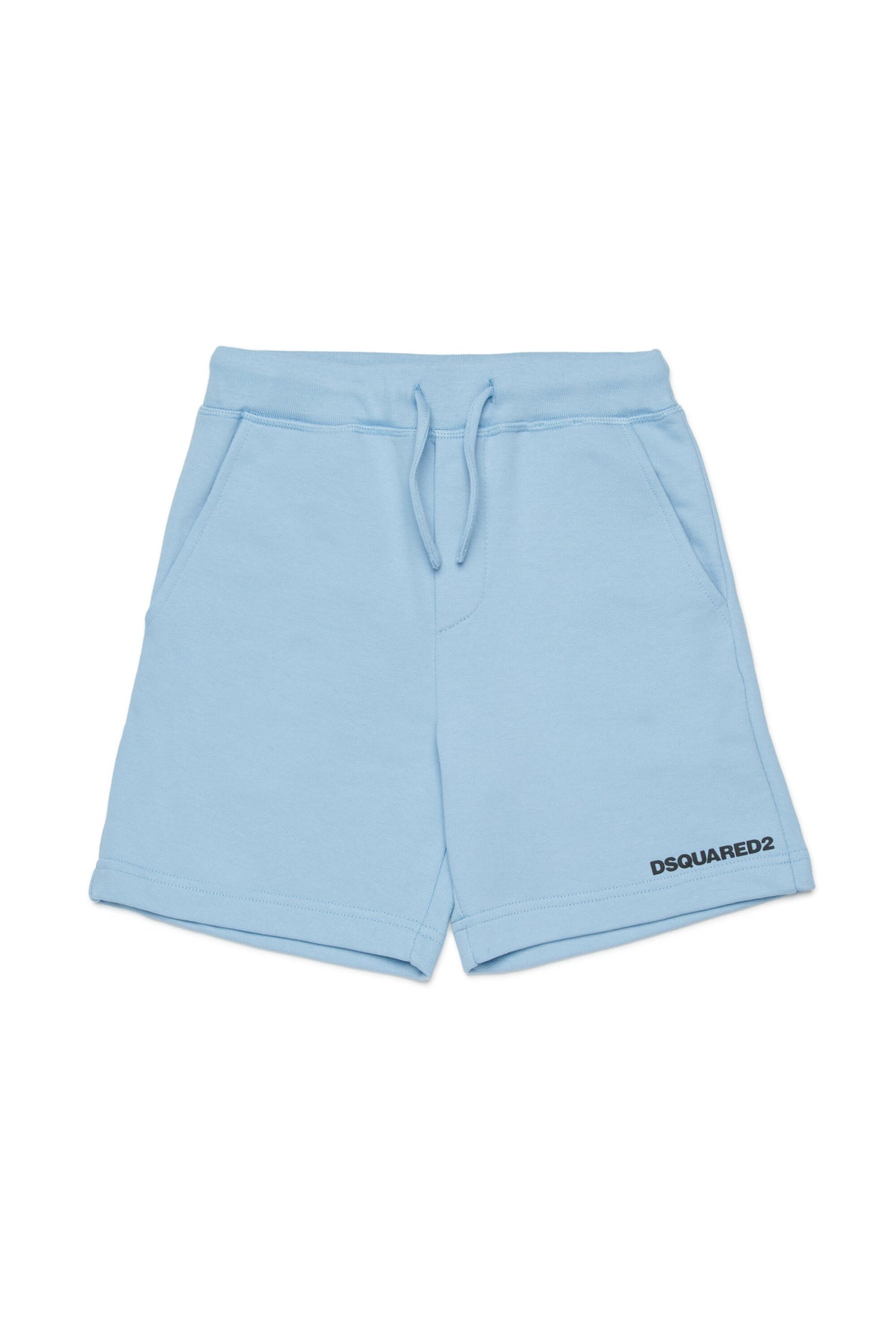 Pantalones cortos de felpa con marca