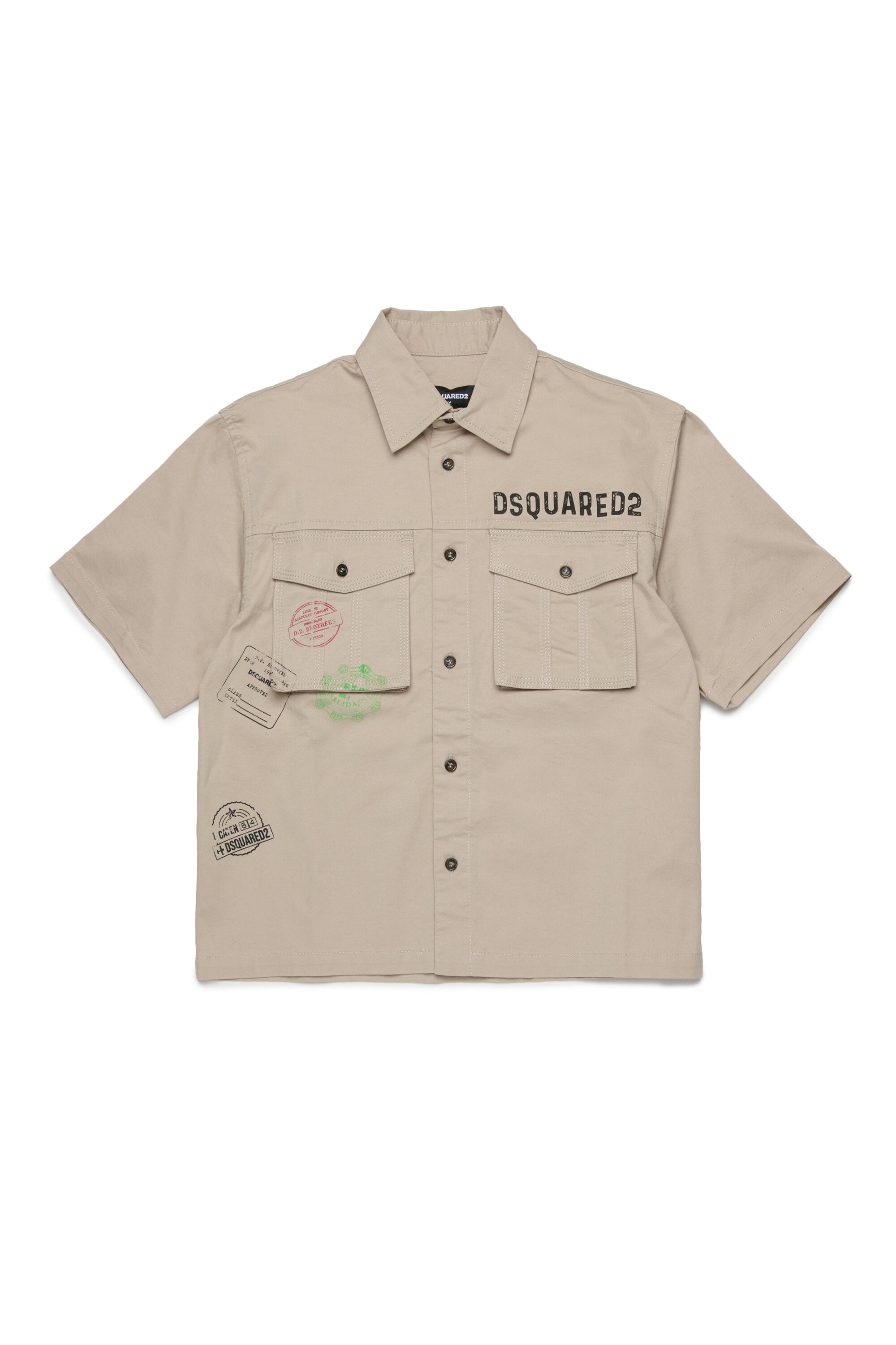 Camisa de manga corta con diseño Passport