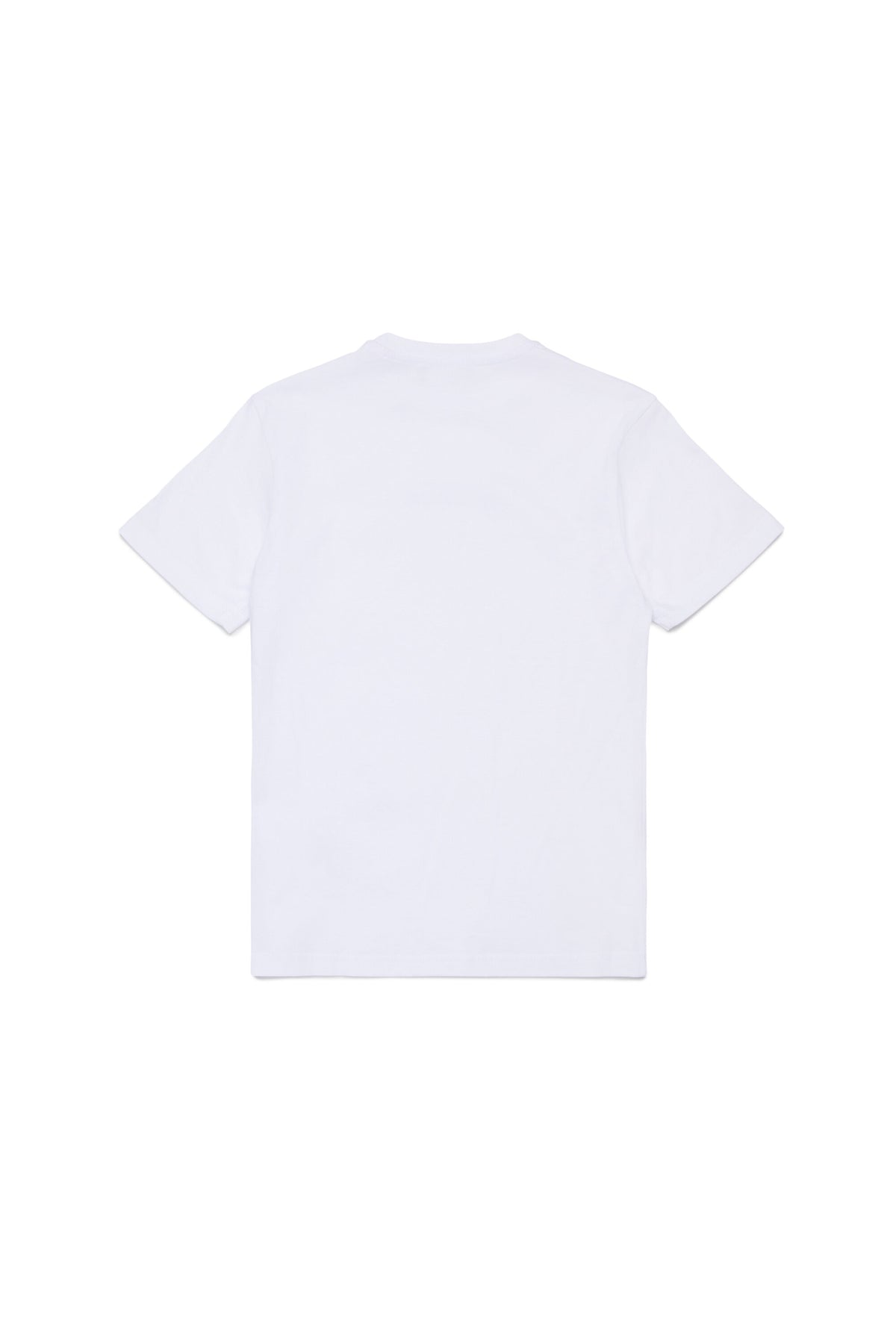T-shirt with rubber effect logo