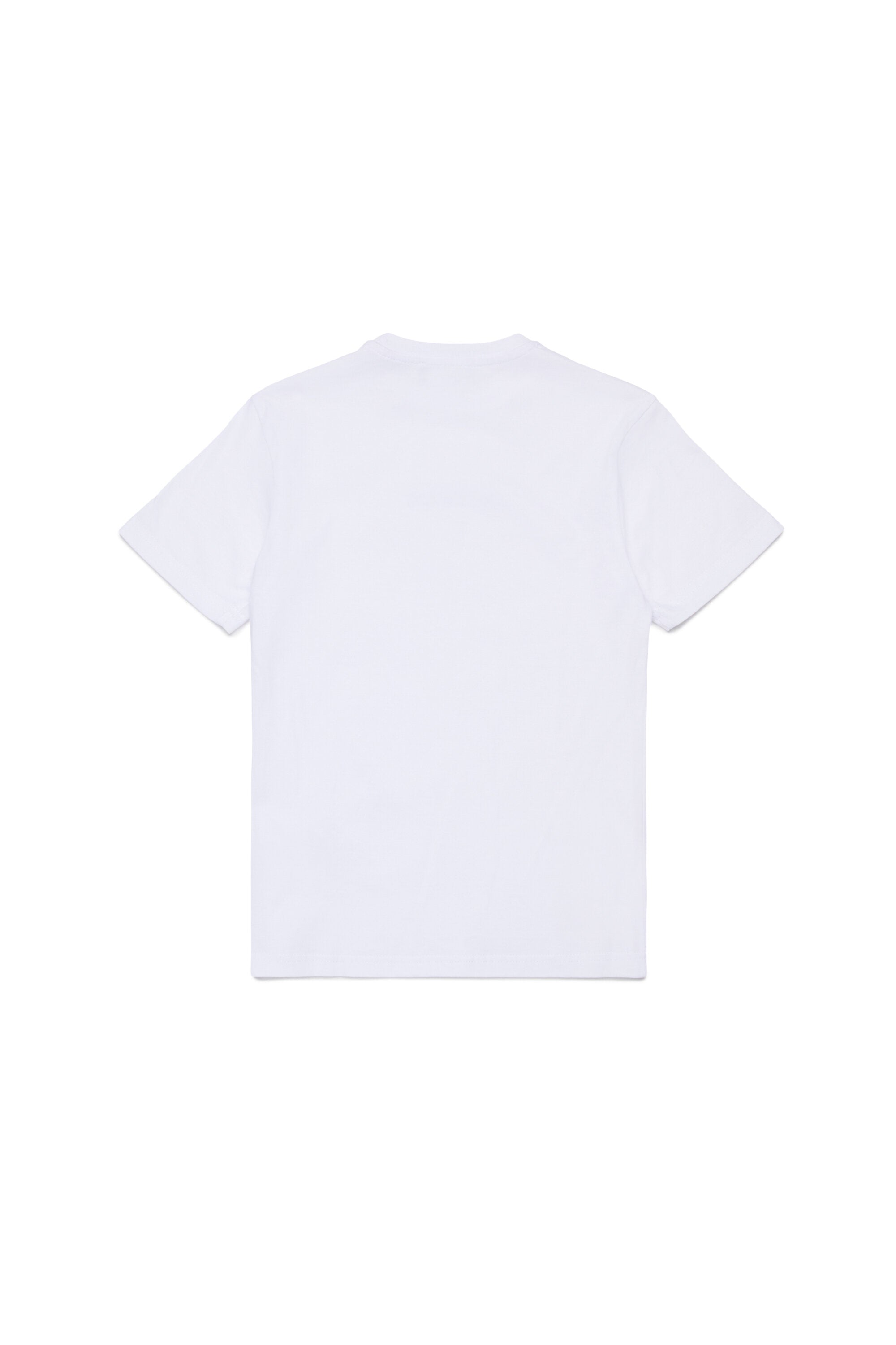 Camiseta con logotipo efecto goma