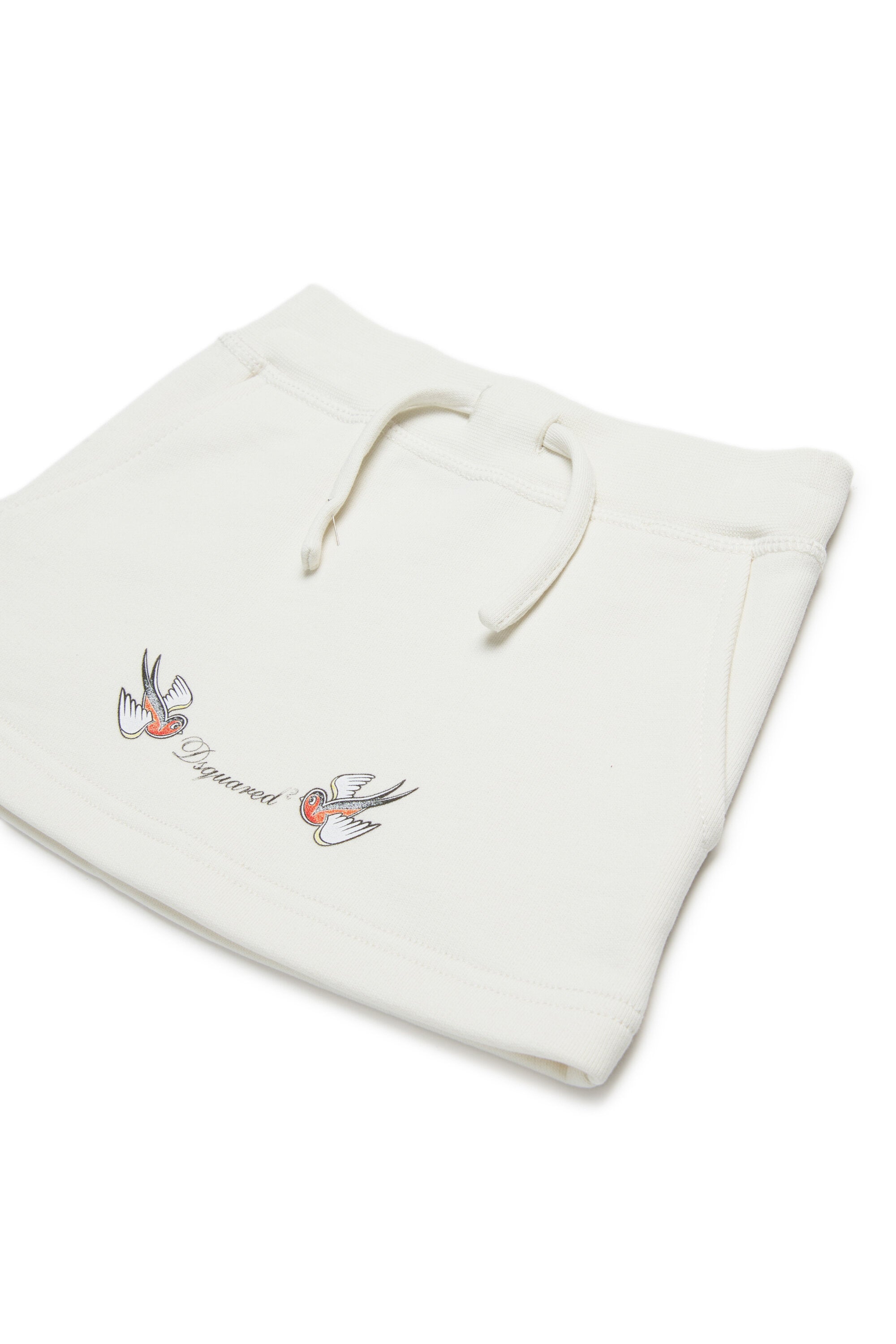 Falda de felpa con estampado Birds