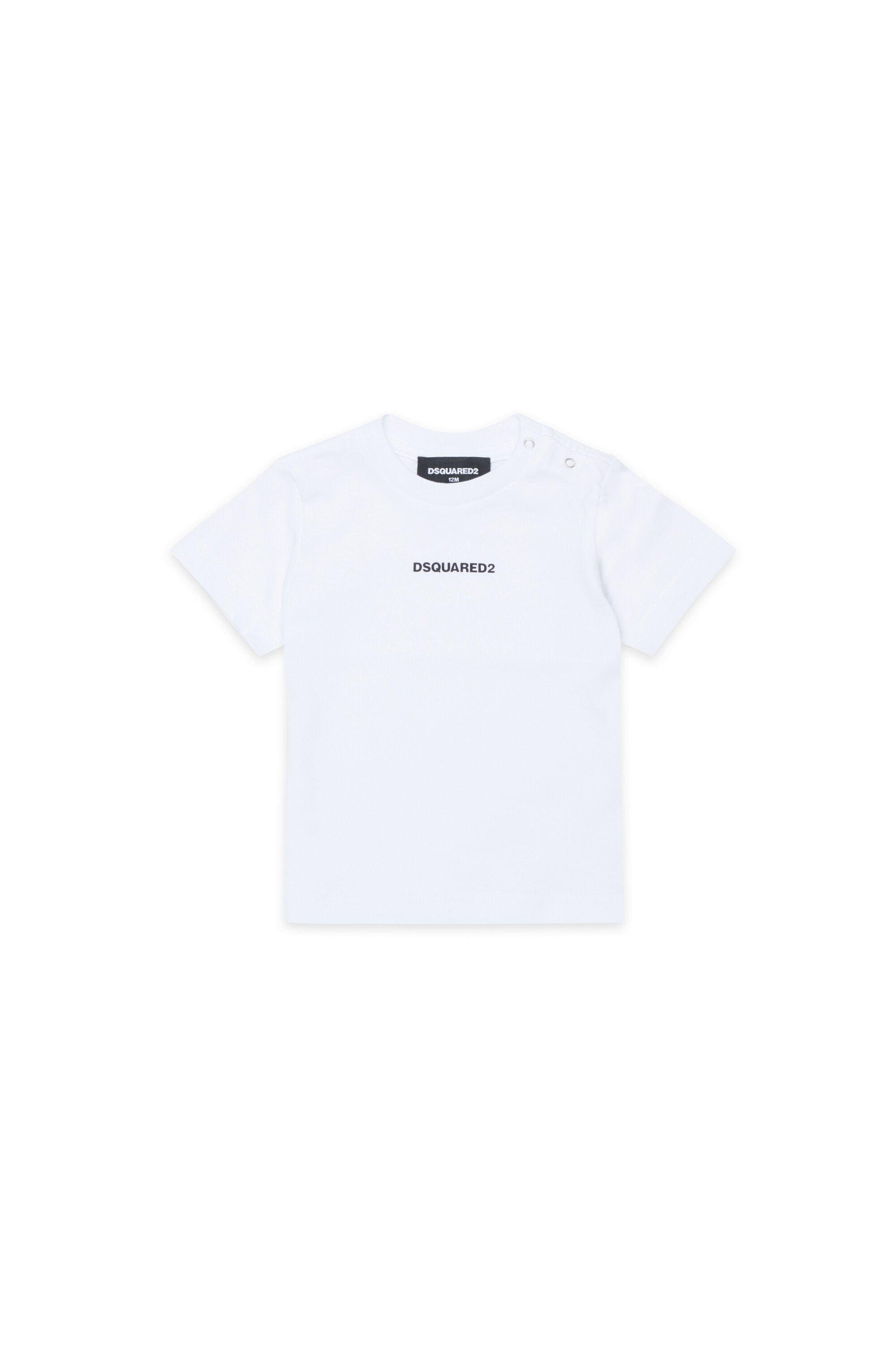 Camiseta de cuello redondo con logo