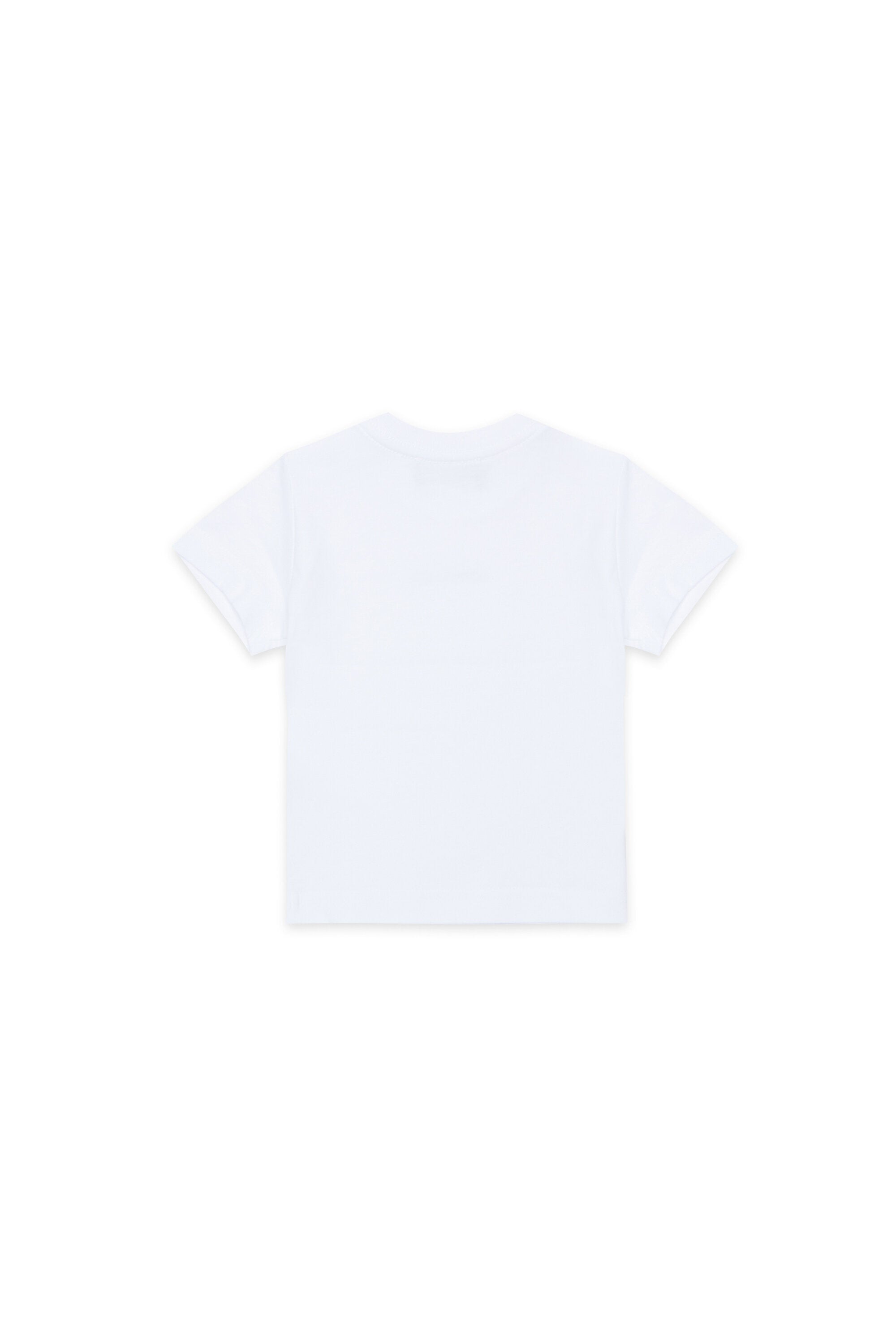 Camiseta de cuello redondo con logo