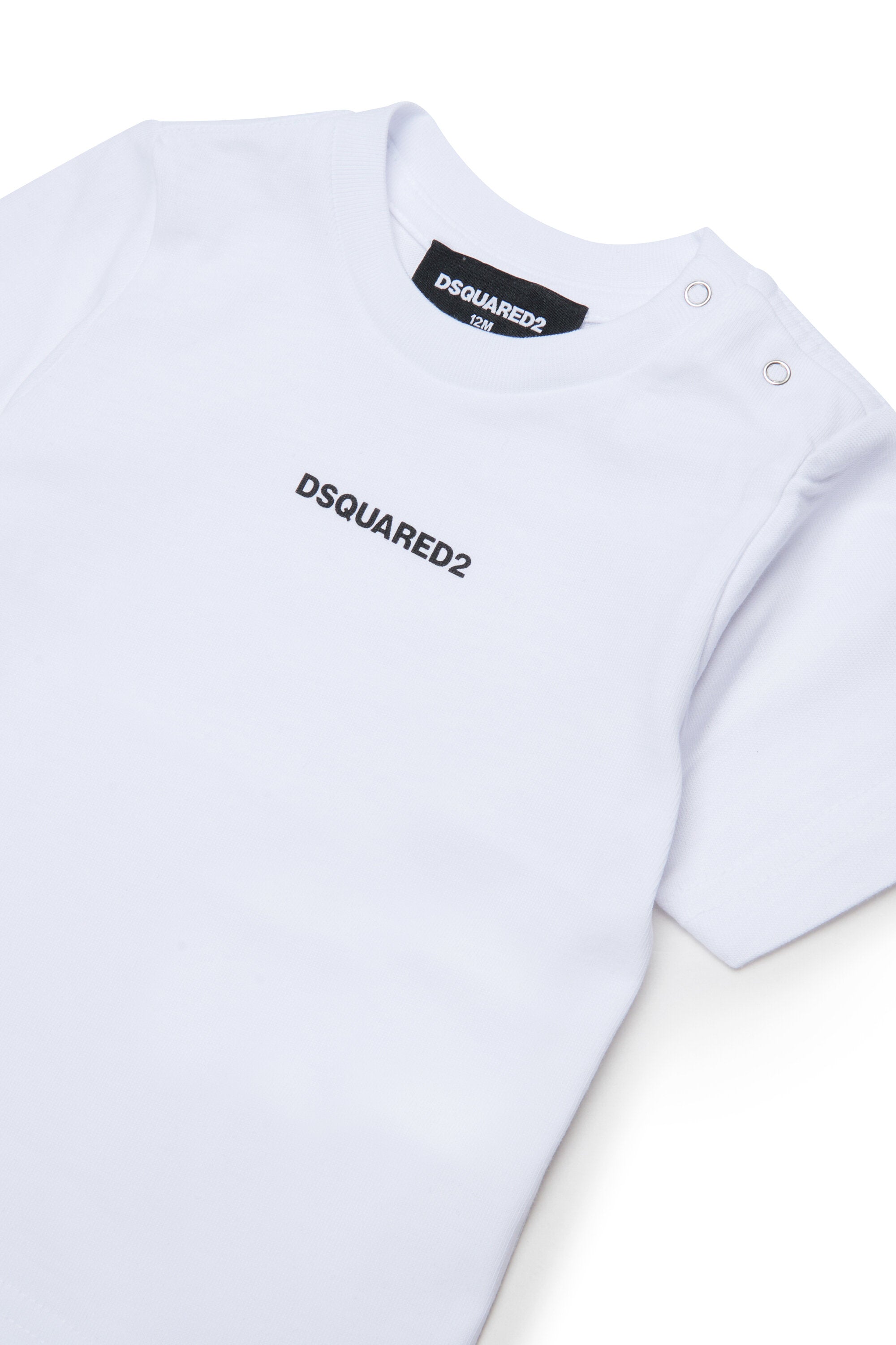 Camiseta de cuello redondo con logo
