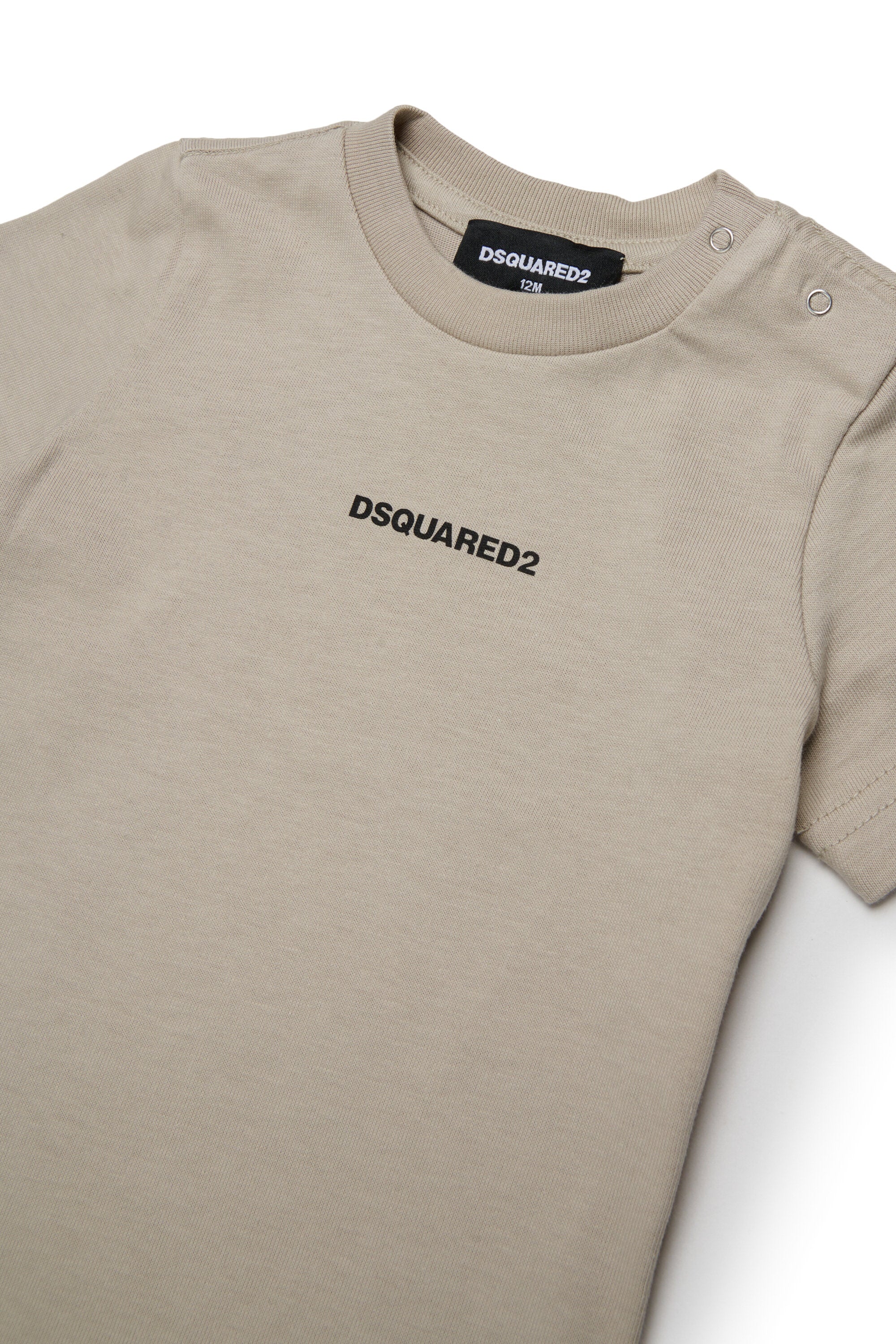 Camiseta de cuello redondo con logo