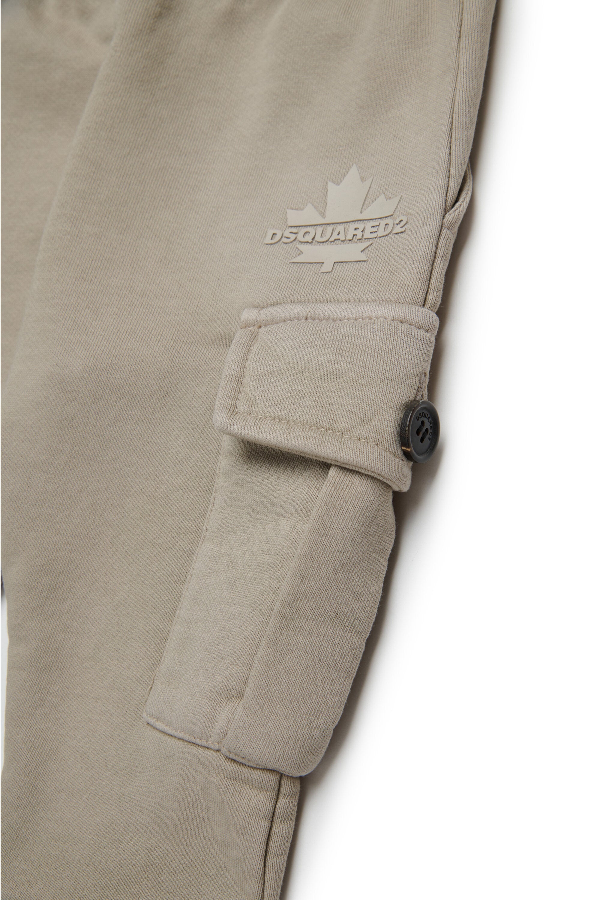 Pantalones cargo de felpa con Maple Leaf