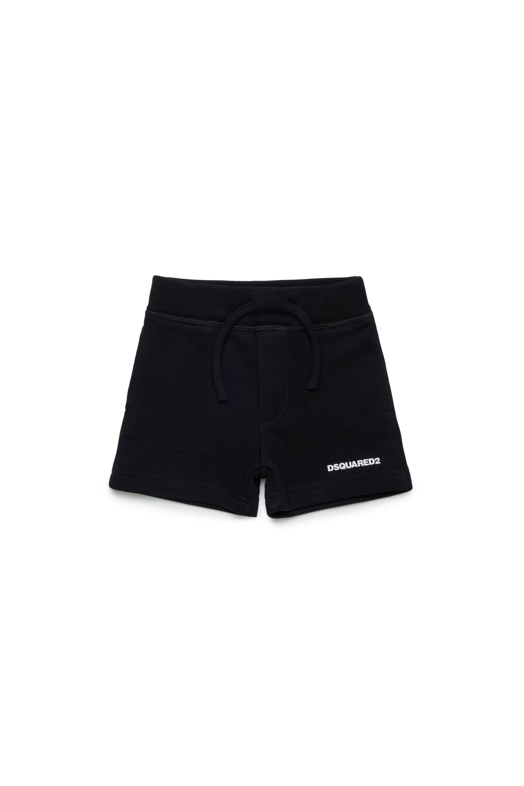 Pantalones cortos de felpa con logotipo Dsquared2
