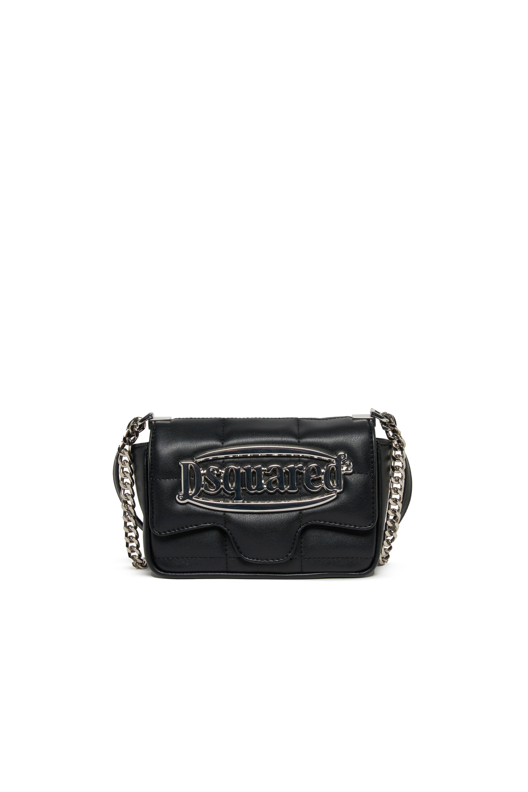 Bolso con placa de metal Dsquared2
