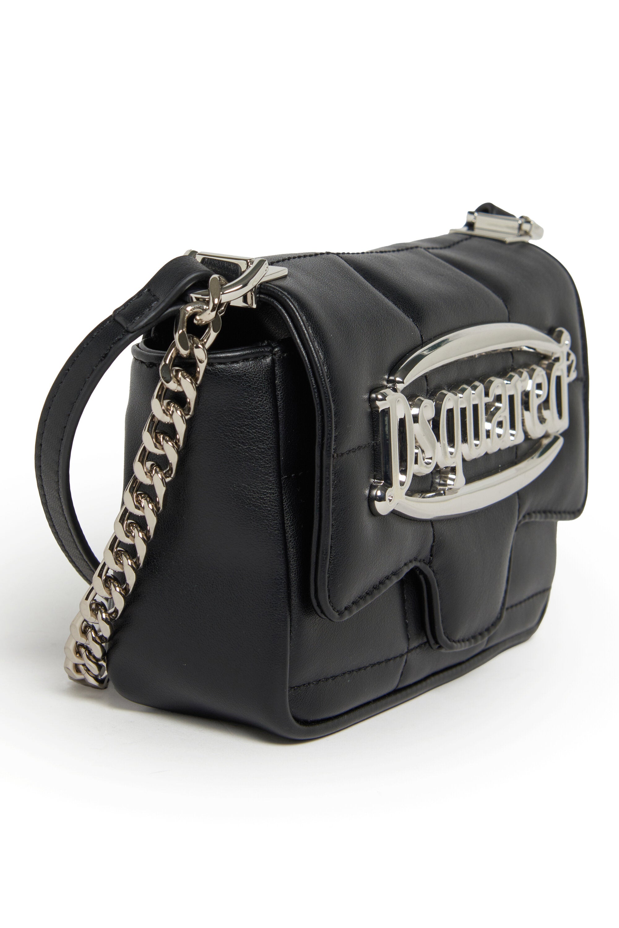 Bolso con placa de metal Dsquared2