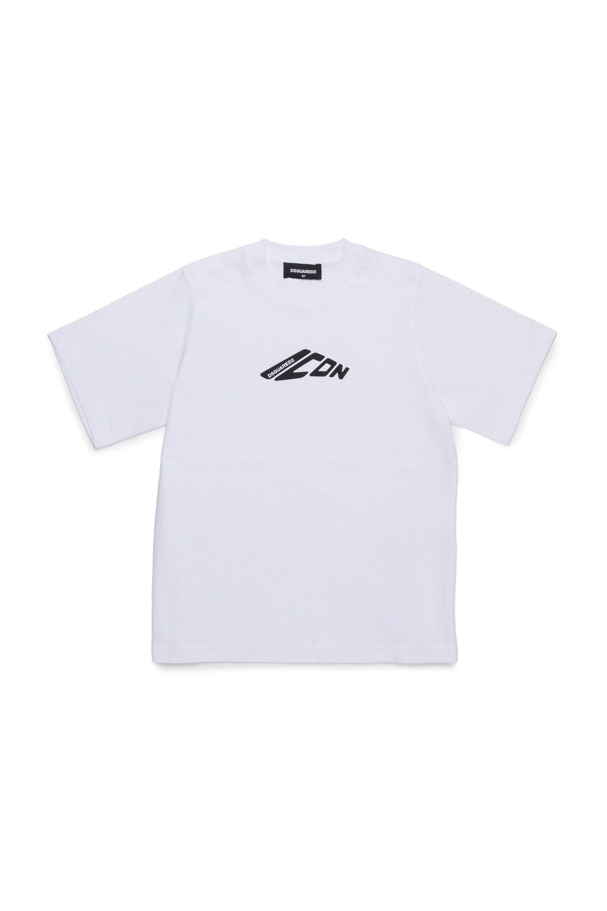 Camiseta con logotipo en contraste