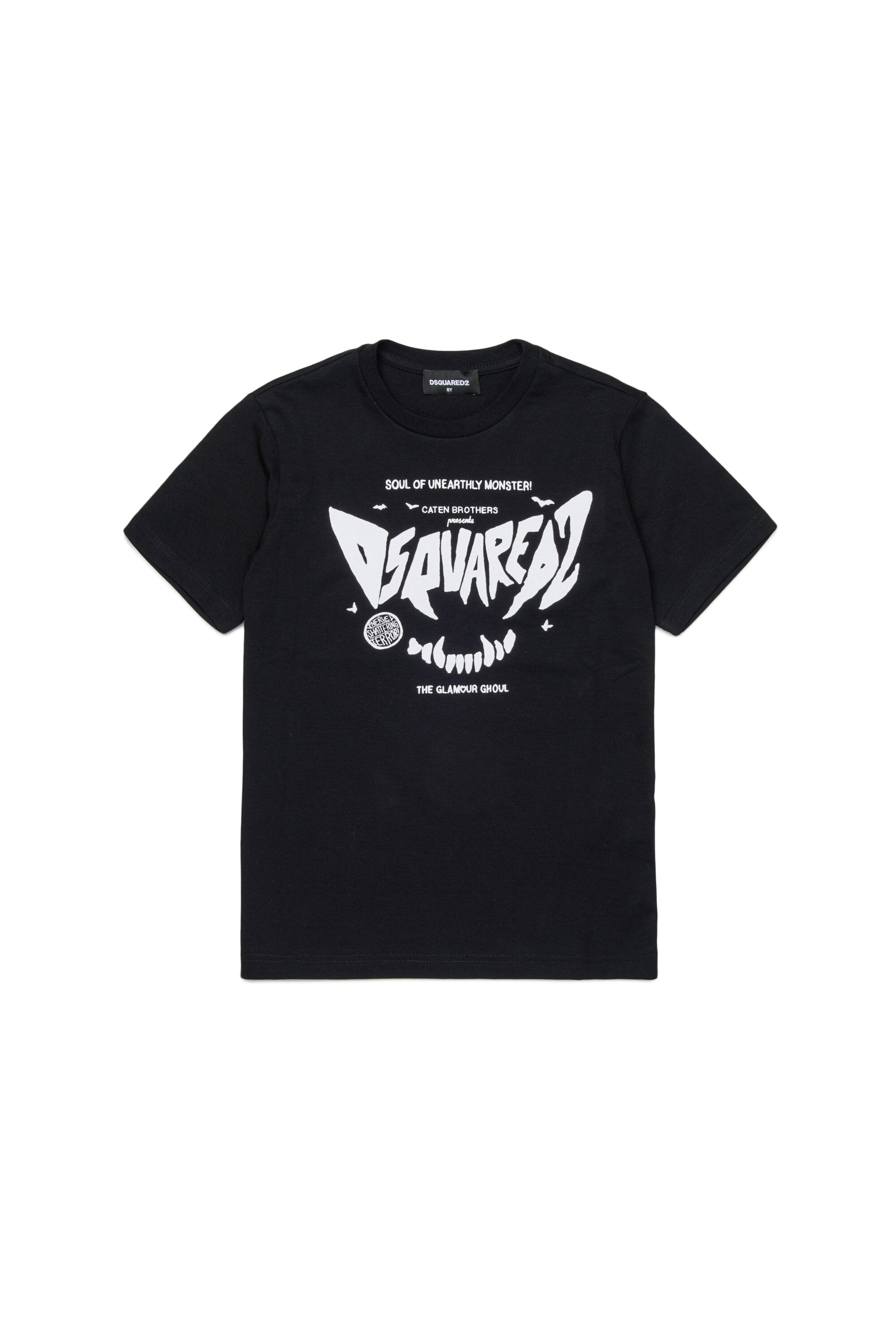 Horror print jersey T-shirt