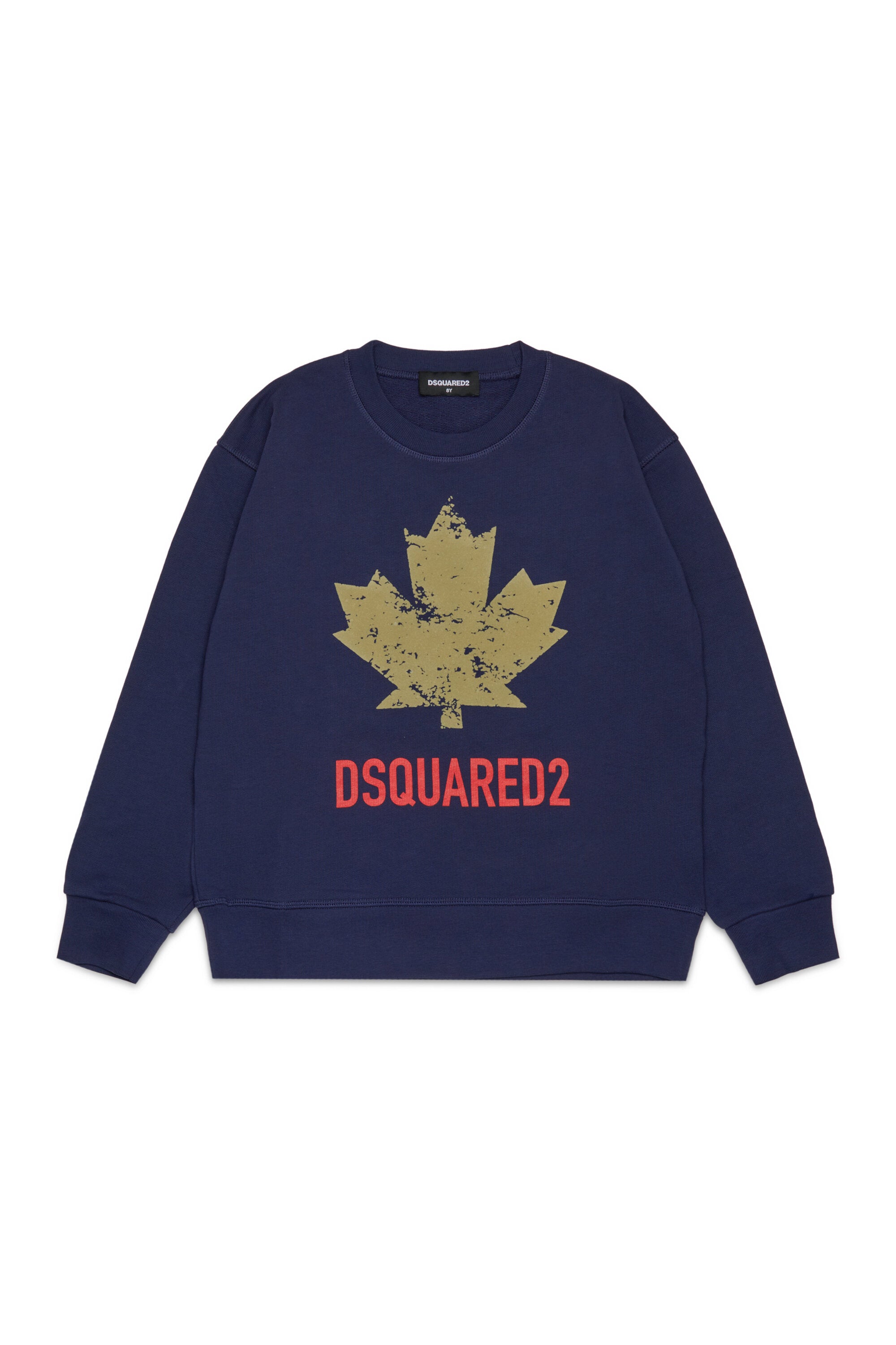 Sudadera deportiva de cuello redondo con logotipo