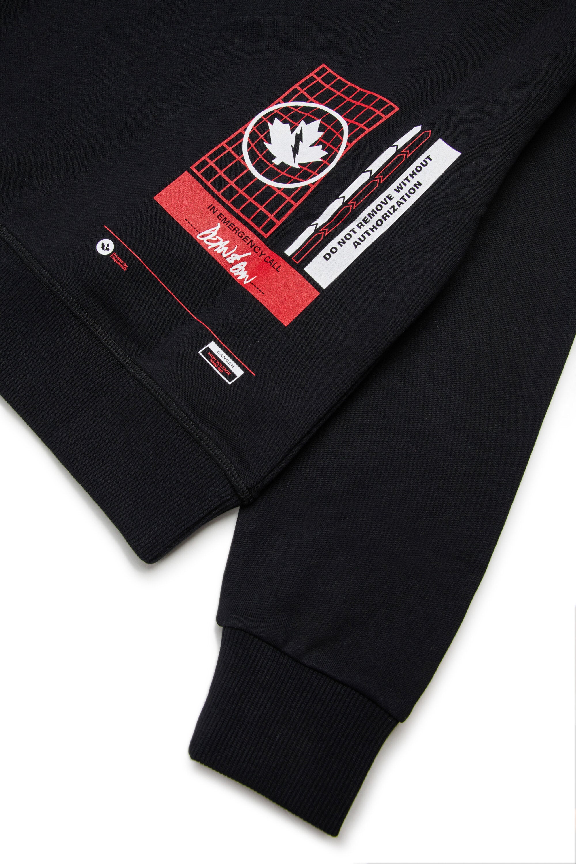 Sudadera de cuello redondo con logotipo de laboratorio