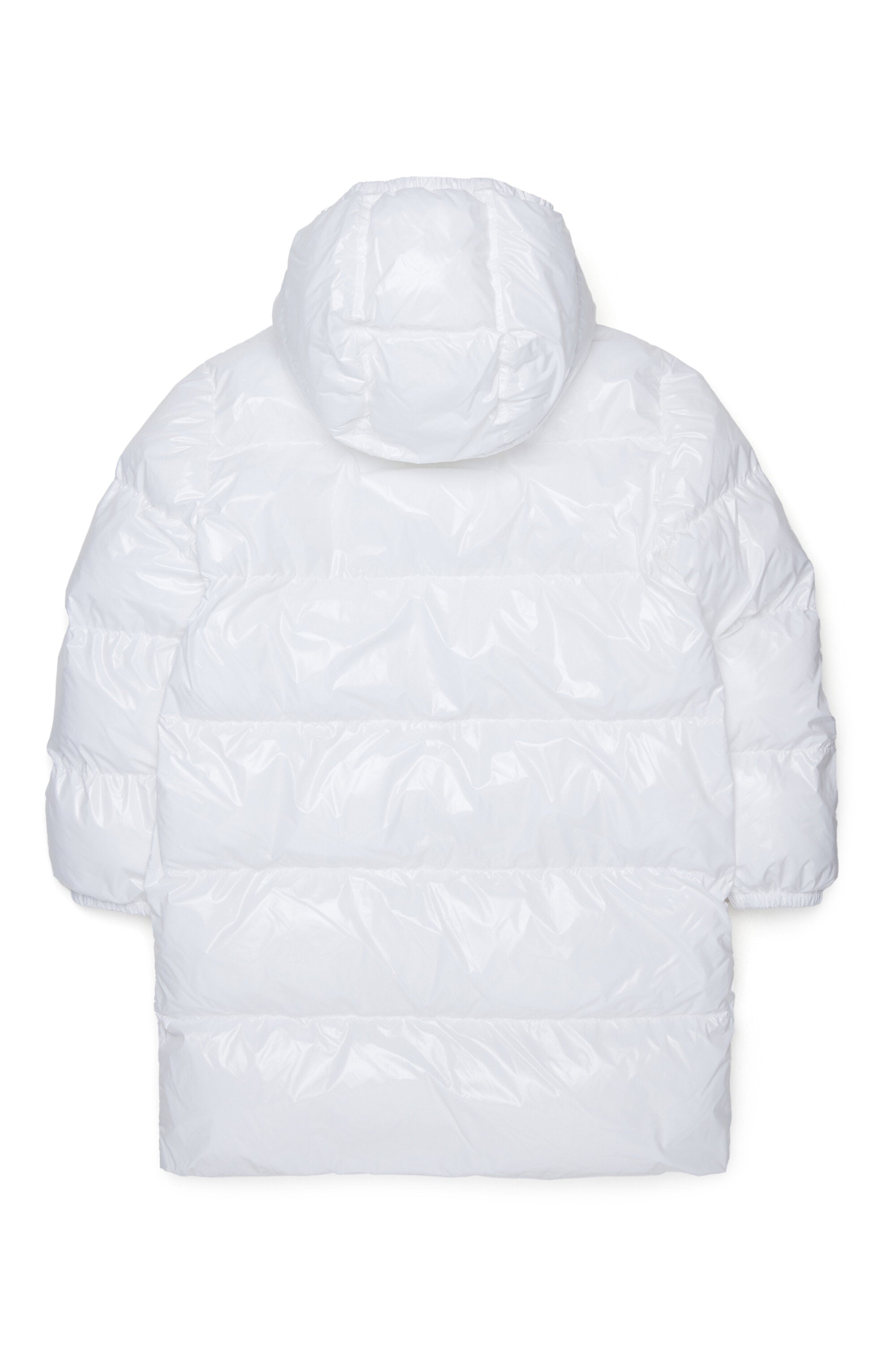 Chaqueta larga acolchada con logotipo Maple Leaf