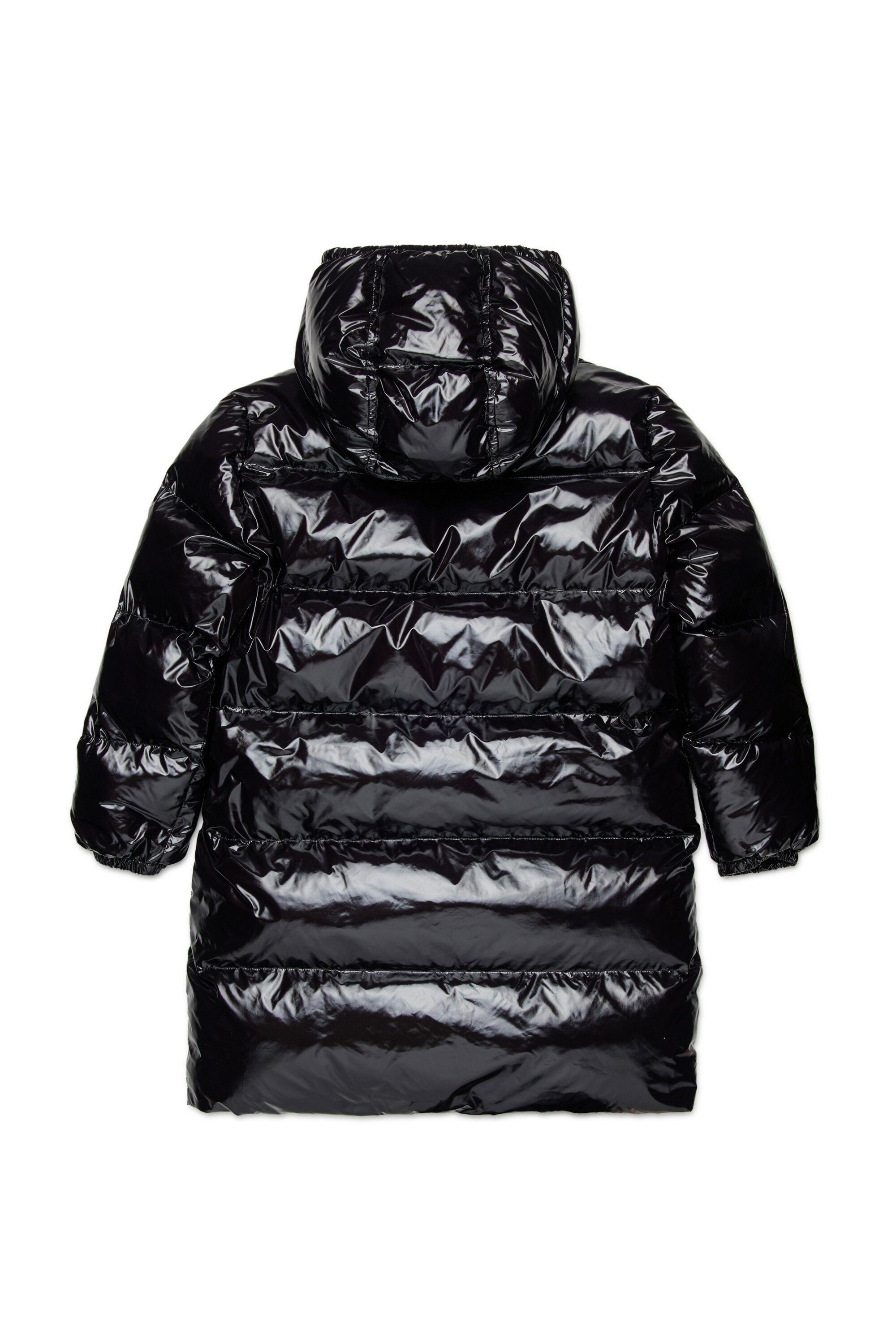 Chaqueta larga acolchada con logotipo Maple Leaf