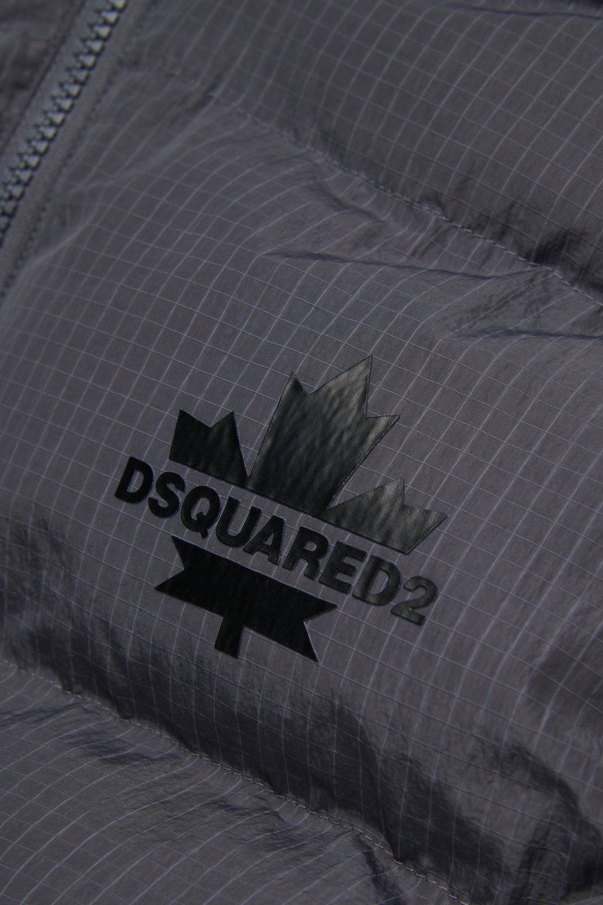 Padded jacket with logo