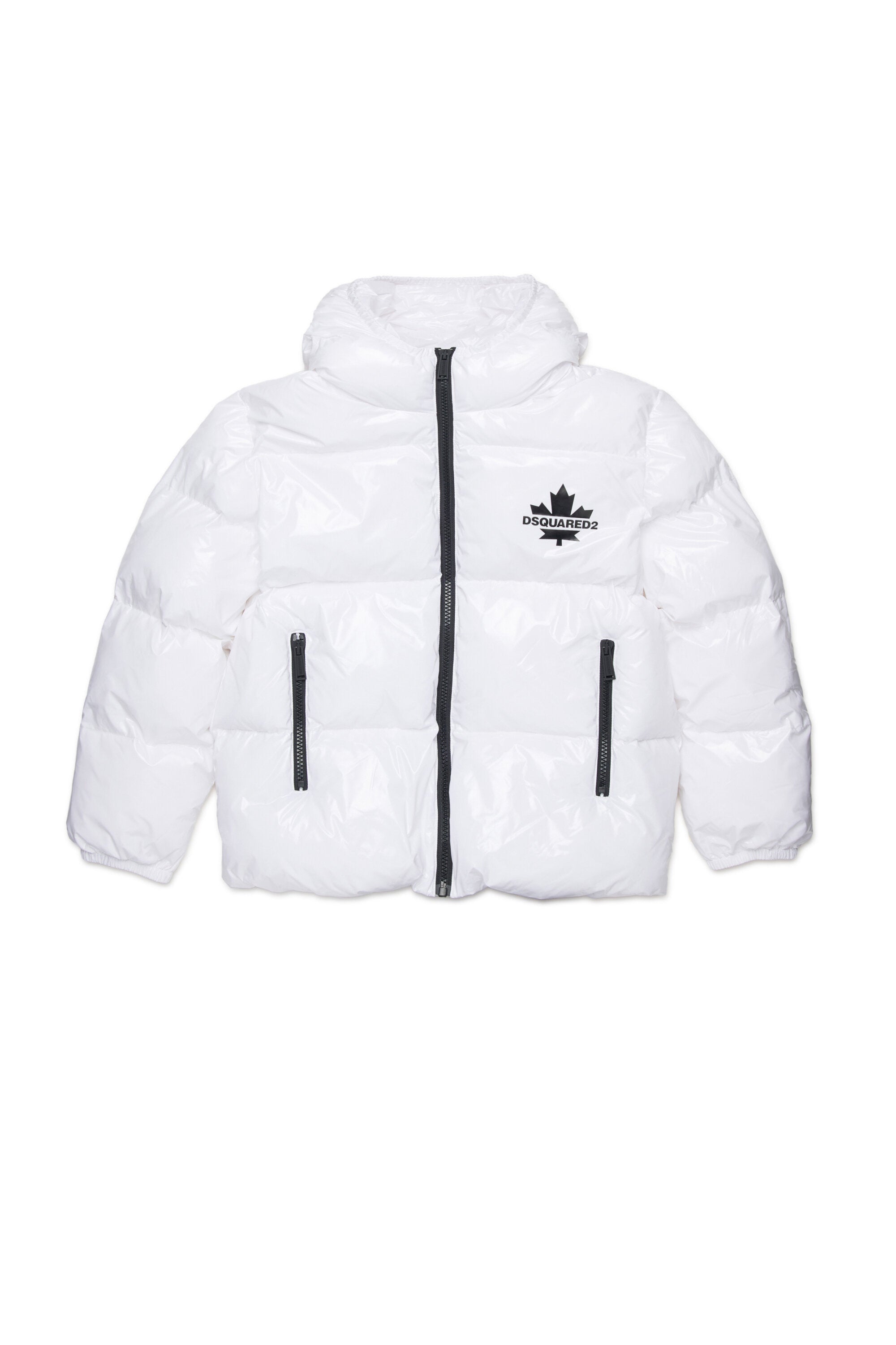 Chaqueta corta acolchada con logotipo Maple Leaf