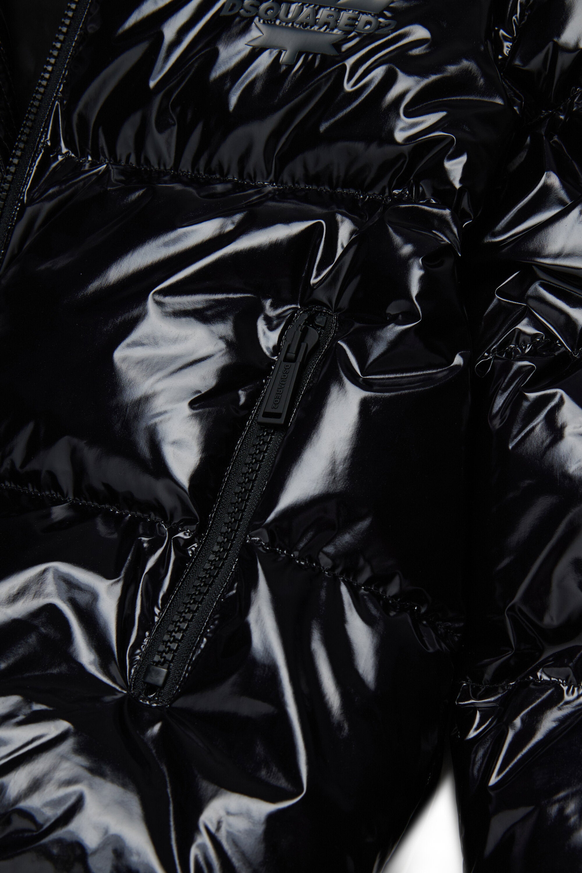 Chaqueta corta acolchada con logotipo Maple Leaf