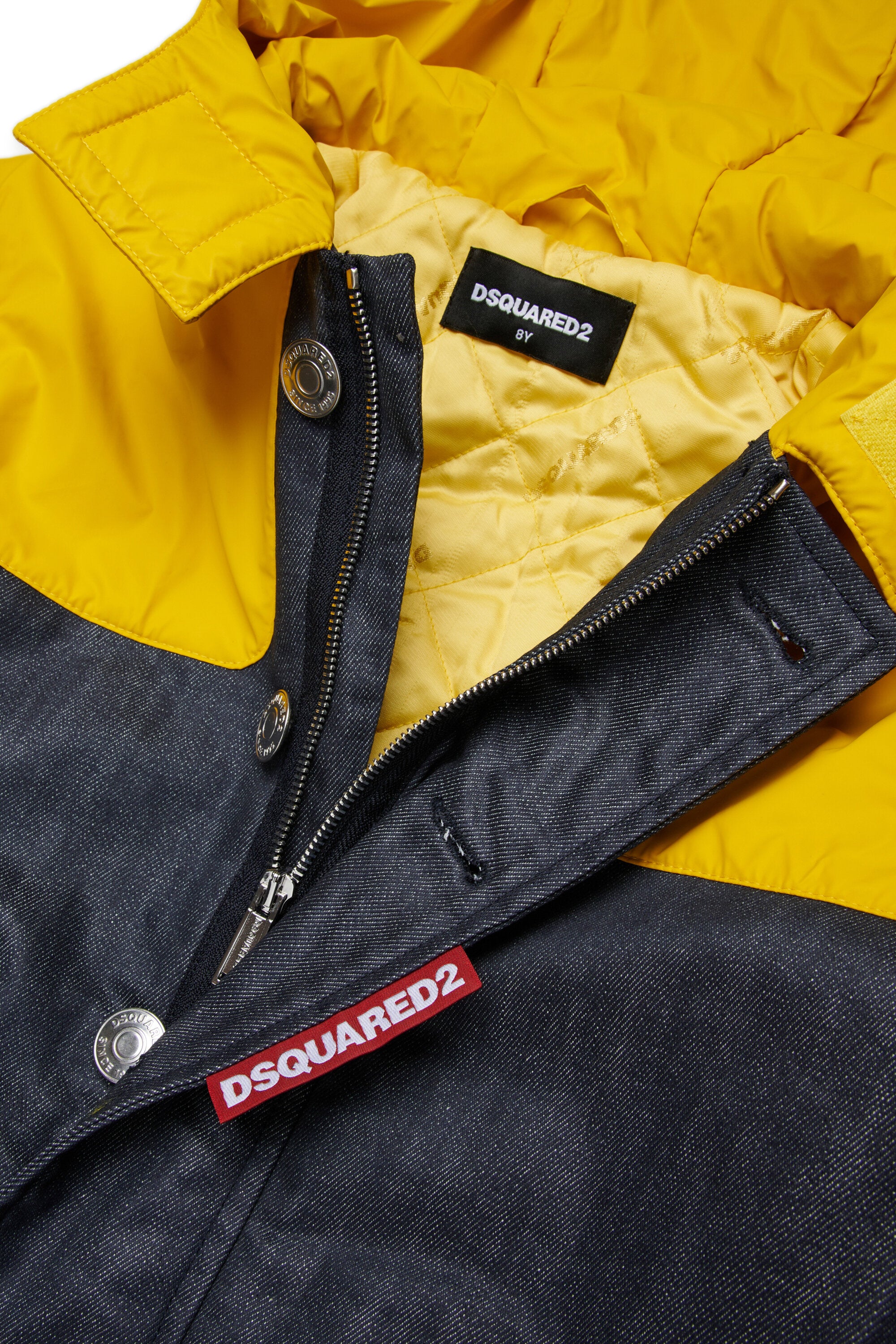 Gabardina impermeable Colorblock