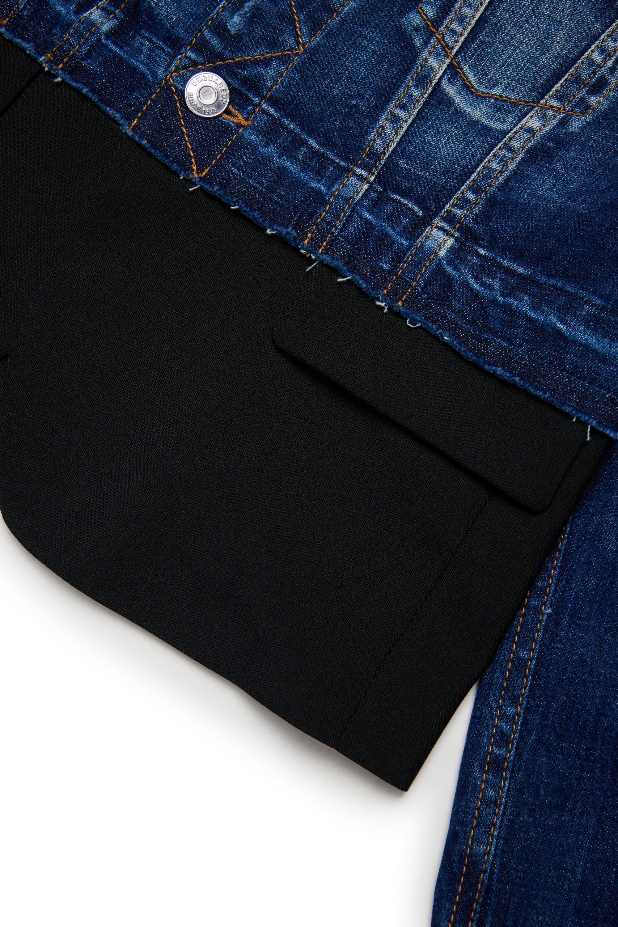 Cazadora vaquera y lana fría