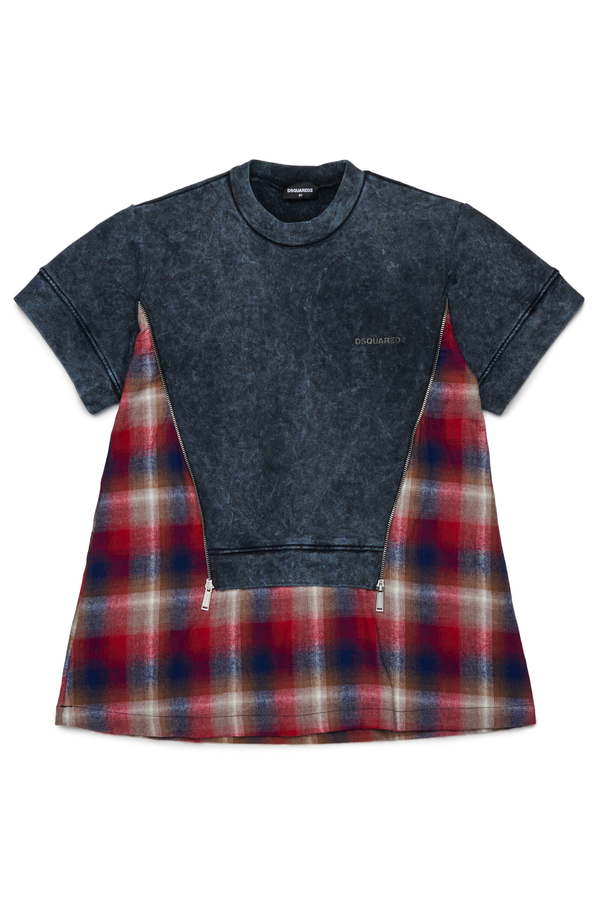 Maxivestido sudadera efecto jaspeado