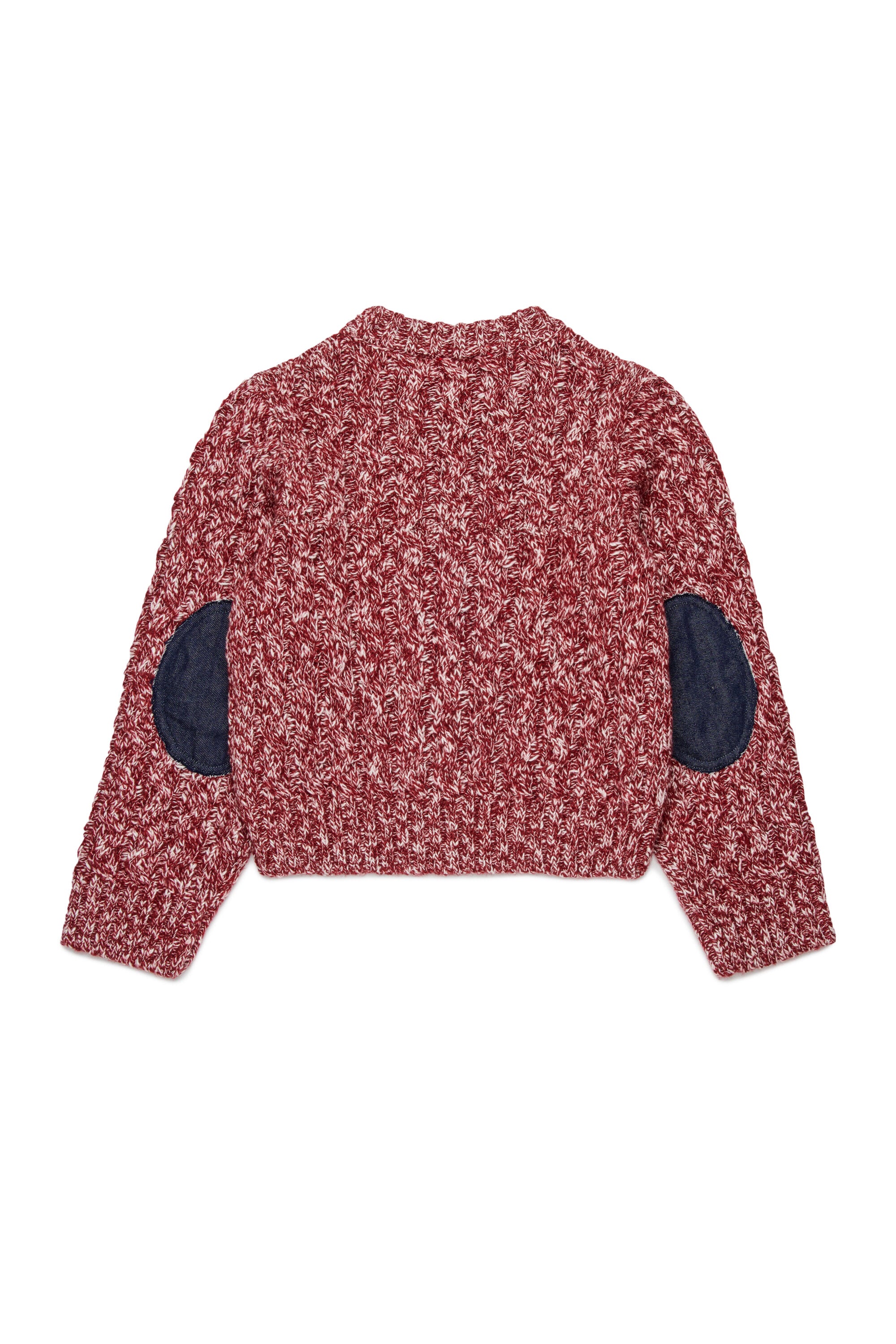 Jersey trenzado en mezcla de lana