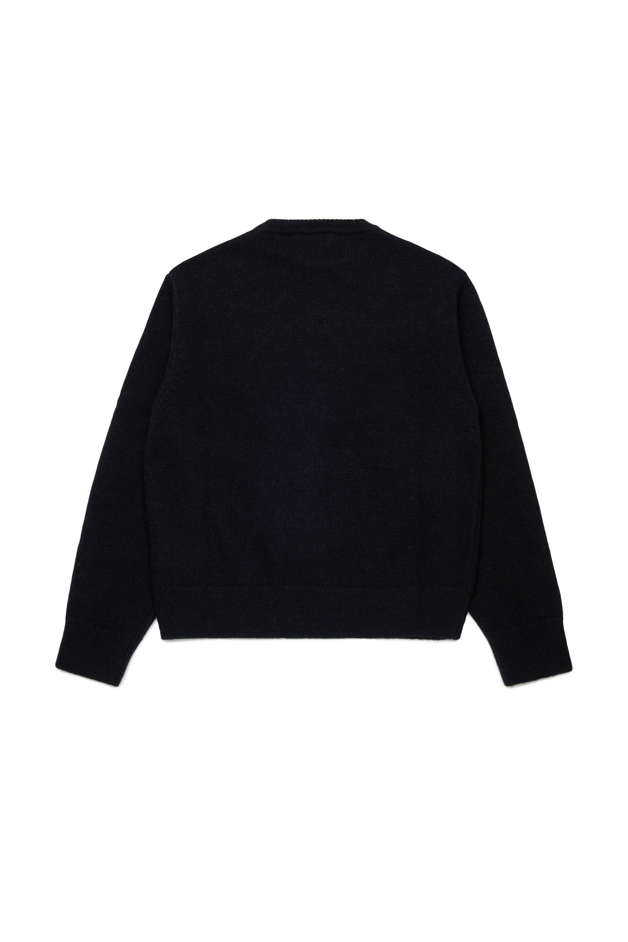 Wool blend pullover with Bear graphics